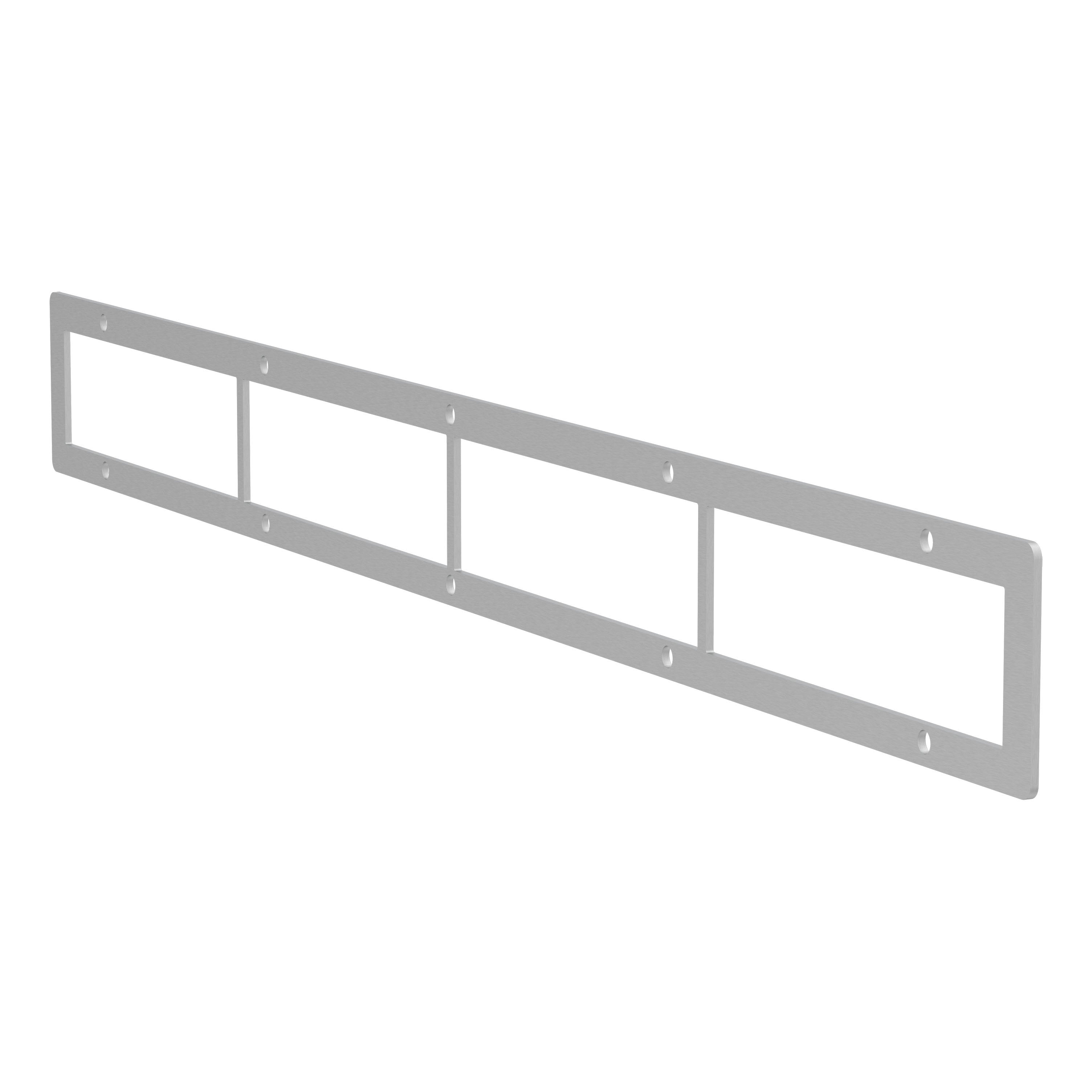 ARIES Pro Series 30-Inch Brushed Stainless Light Bar Cover Plate
