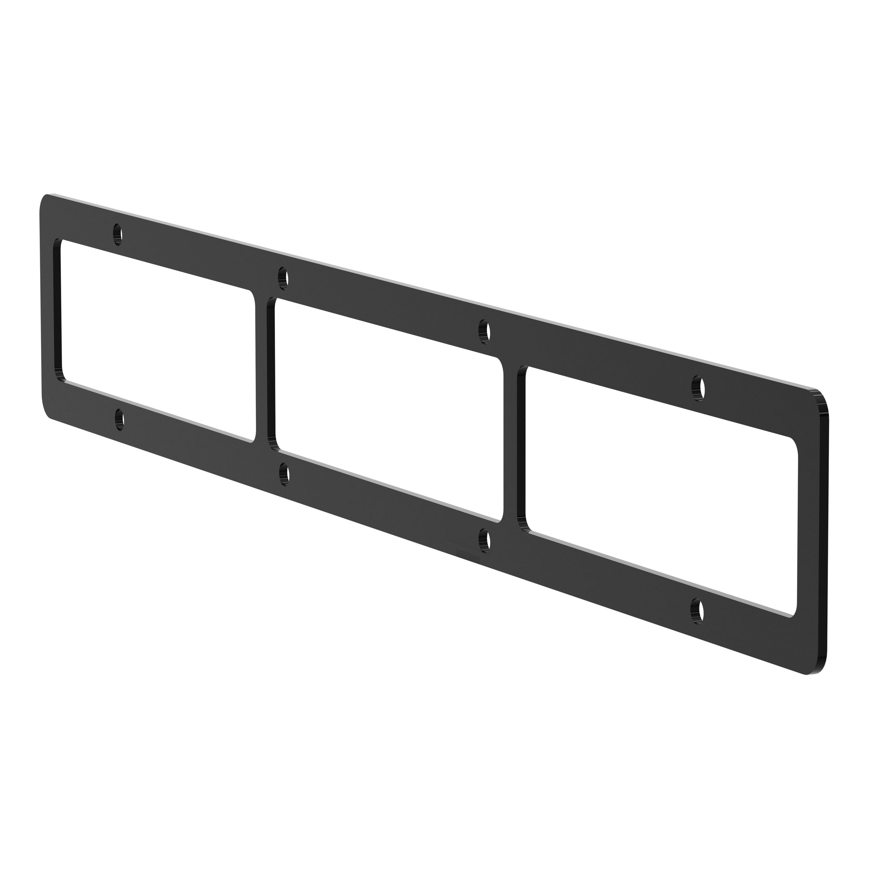 ARIES Pro Series 20-Inch Black Steel Light Bar Cover Plate