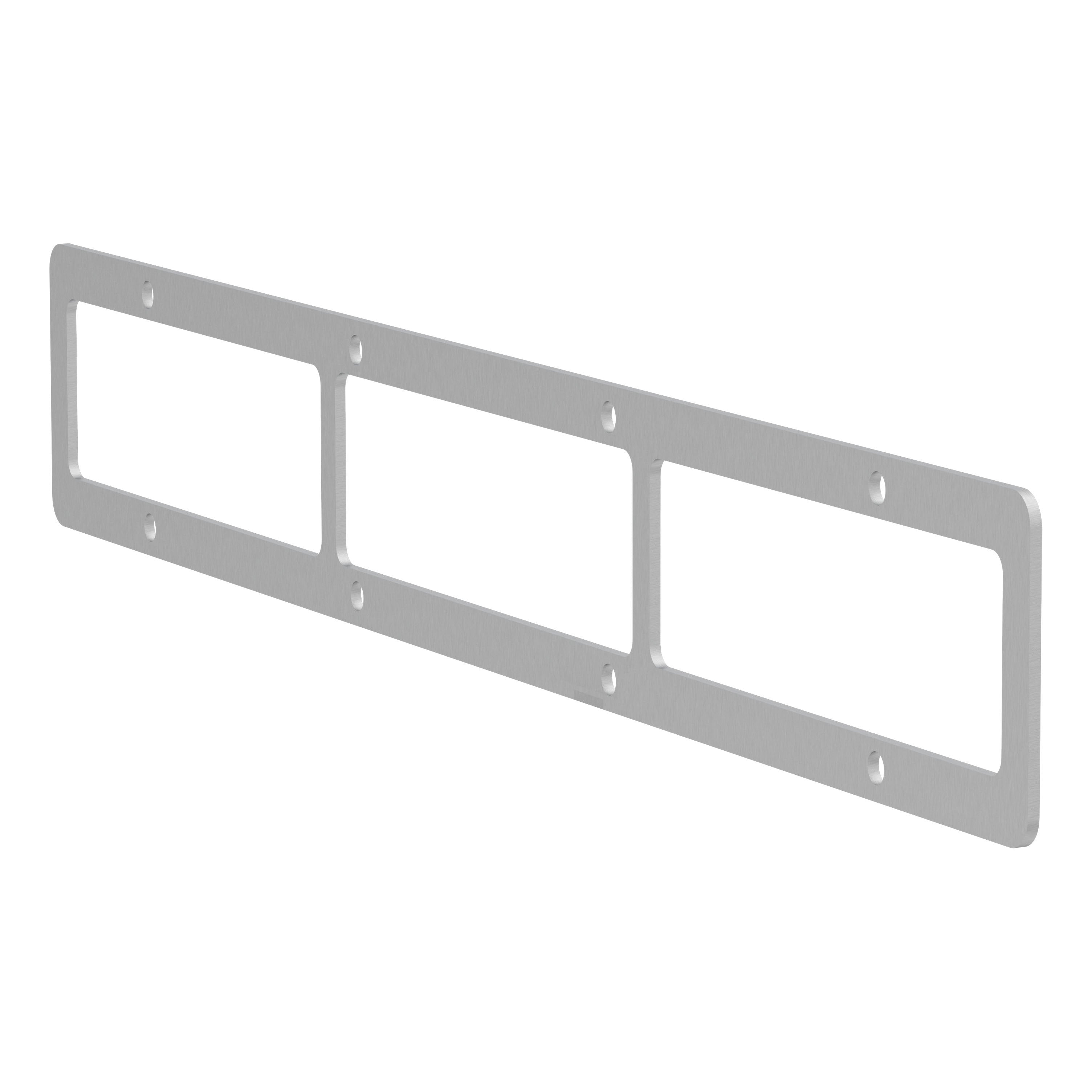 ARIES Pro Series 20-Inch Brushed Stainless Light Bar Cover Plate