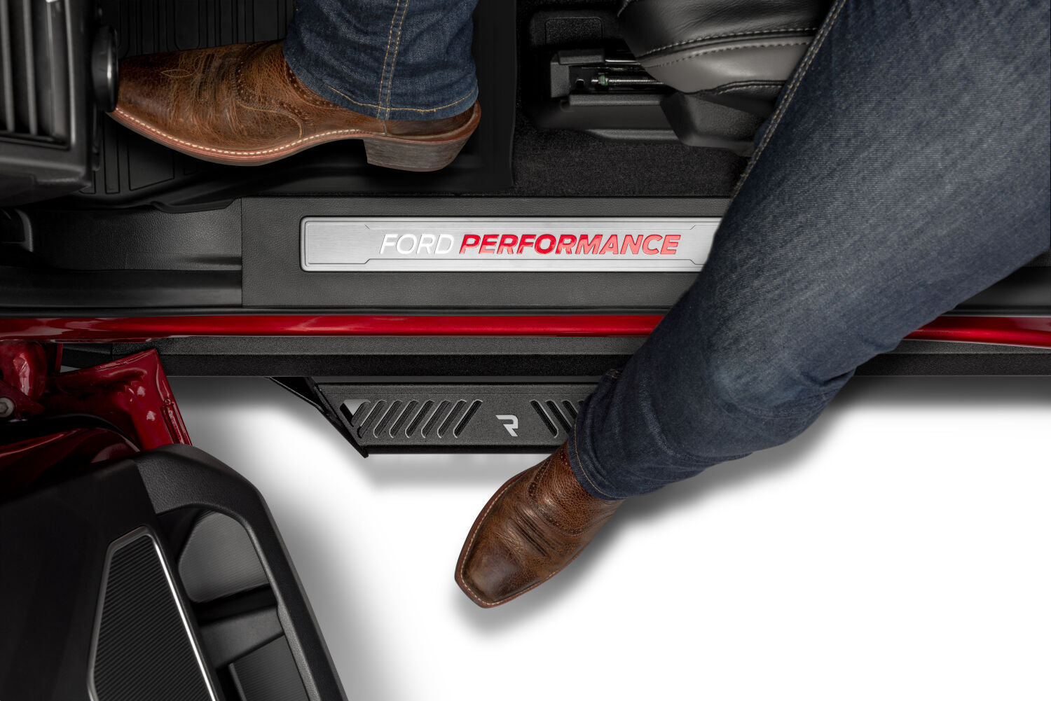 Predator Pro Full Length (2 Steps per Side) 2021-2025 Ford Bronco 4-Dr Textured Black NFab