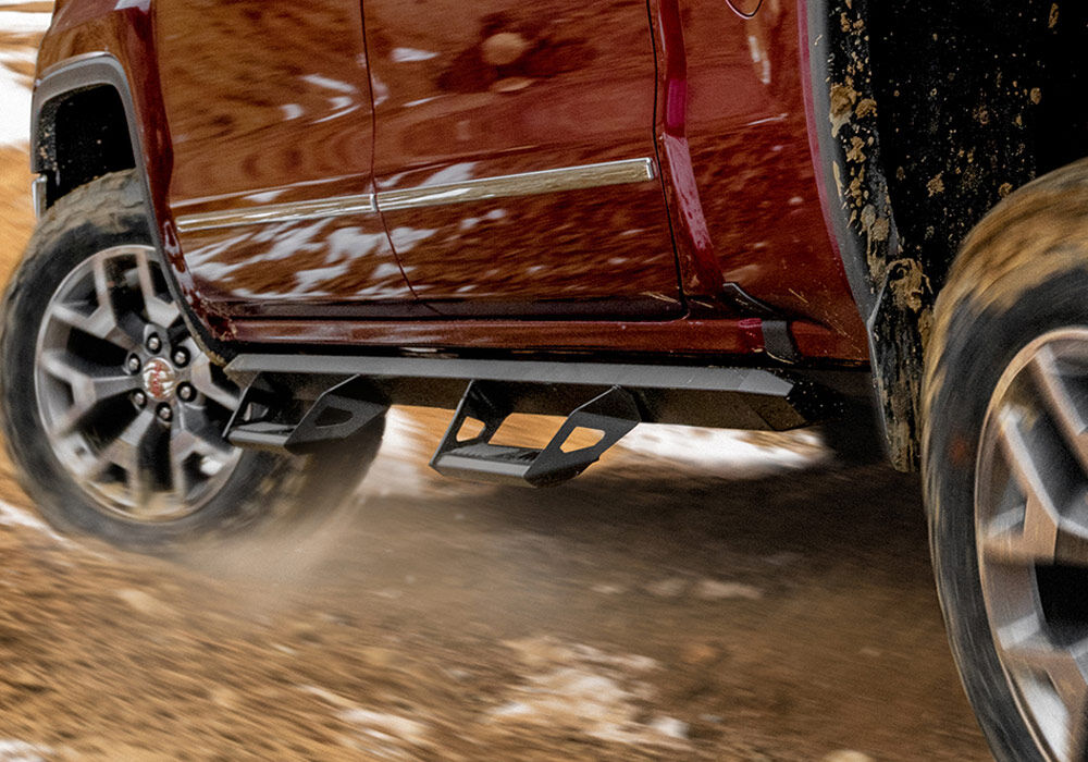 Predator Pro Cab Length (2 Steps per Side) 2015-2025 Chevy Colorado/GMC Canyon Crew Cab Textured Black NFab