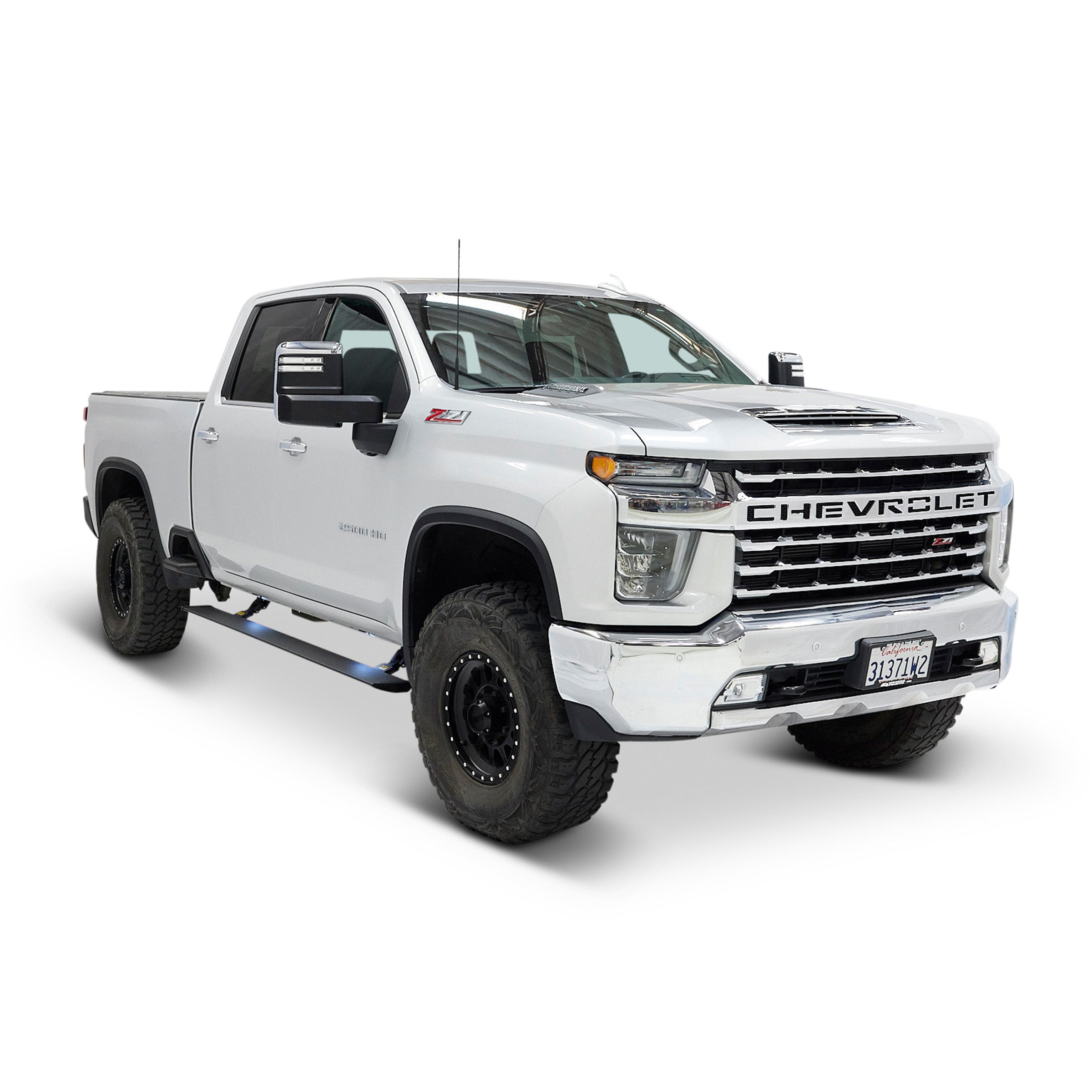 Command Series Dual Motor Auto Steps 2019-2023 Chevrolet Silverado 1500; 2019-2023 Chevrolet Silverado 2500 HD; 2019-2023 Chevrolet Silverado 3500 HD; 2019-2023 GMC Sierra 1500; 2019-2023 GMC Sierra 2500 HD; 2019-2023 GMC Sierra 3500 HD Smittybilt