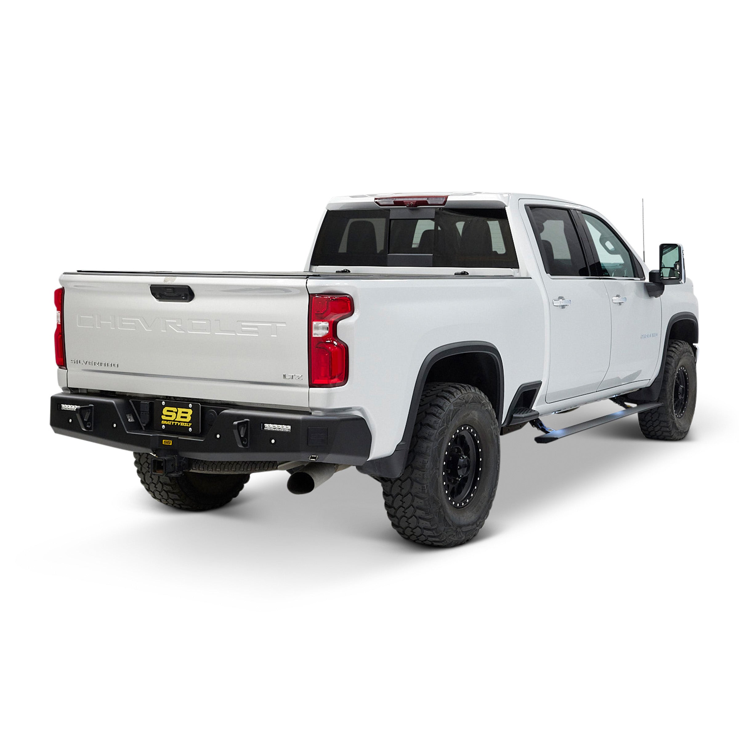 Command Series Dual Motor Auto Steps 2019-2023 Chevrolet Silverado 1500; 2019-2023 Chevrolet Silverado 2500 HD; 2019-2023 Chevrolet Silverado 3500 HD; 2019-2023 GMC Sierra 1500; 2019-2023 GMC Sierra 2500 HD; 2019-2023 GMC Sierra 3500 HD Smittybilt