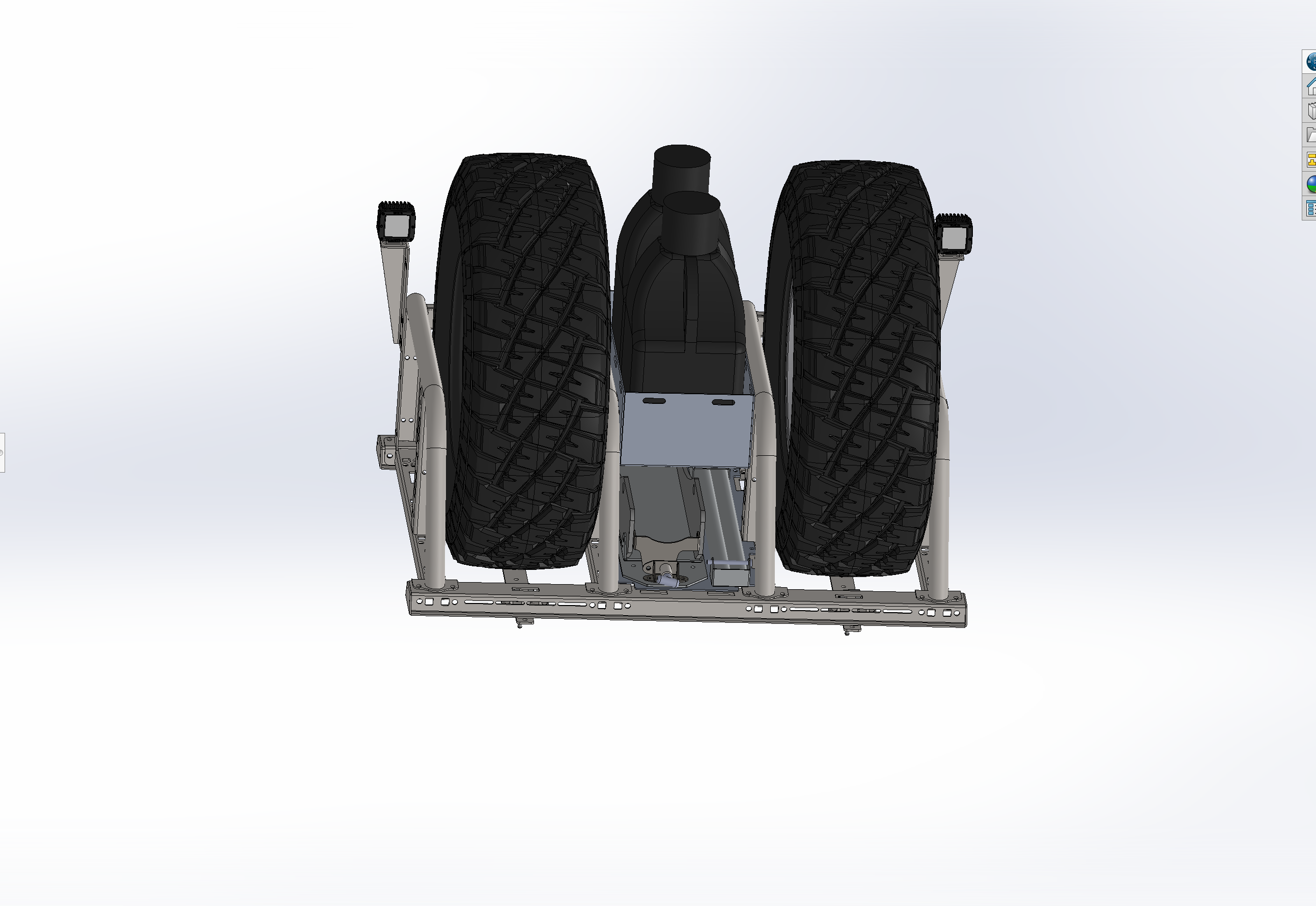 Foutz Motorsports Bed Organizer Chase Rack Add On Light Mount Kit