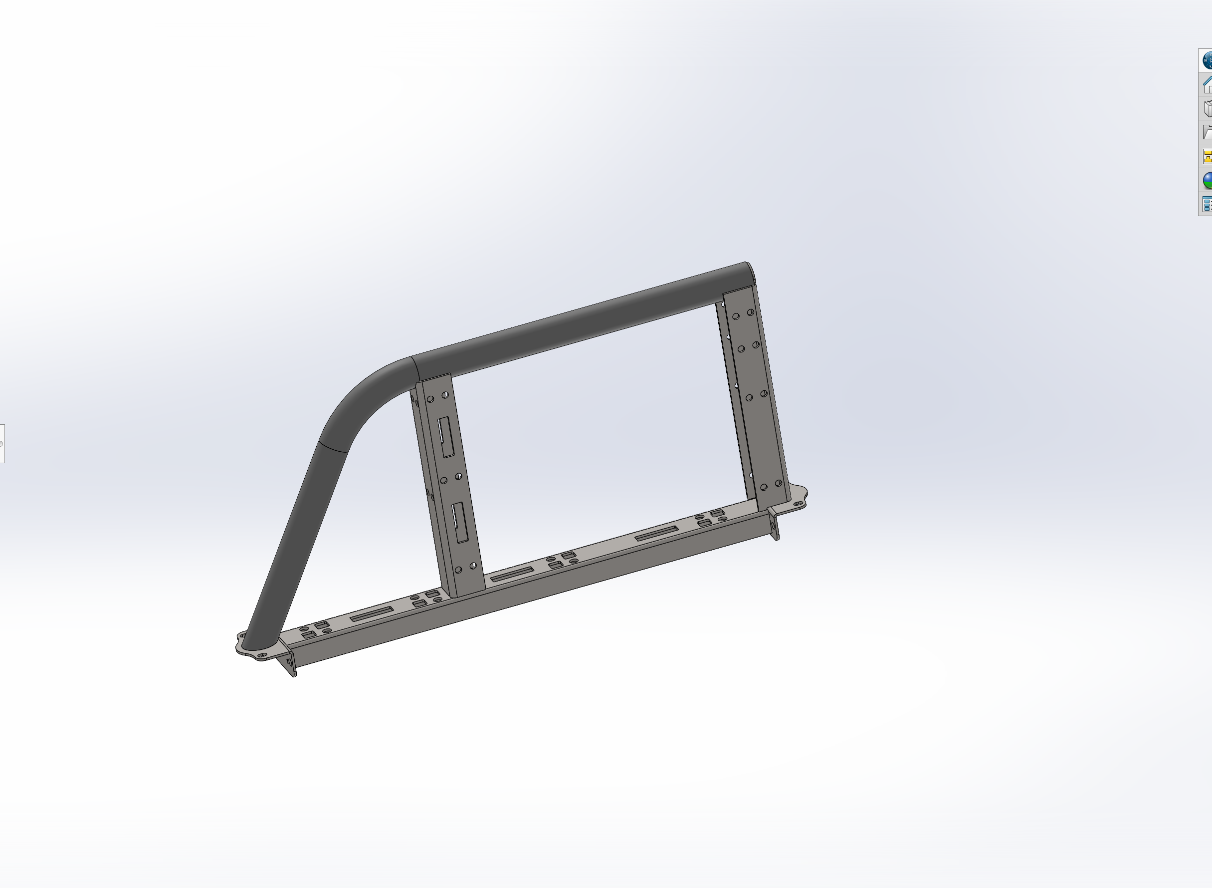 Foutz Motorsports Single Tire Carrier Quick Release Modular Bed Organizer