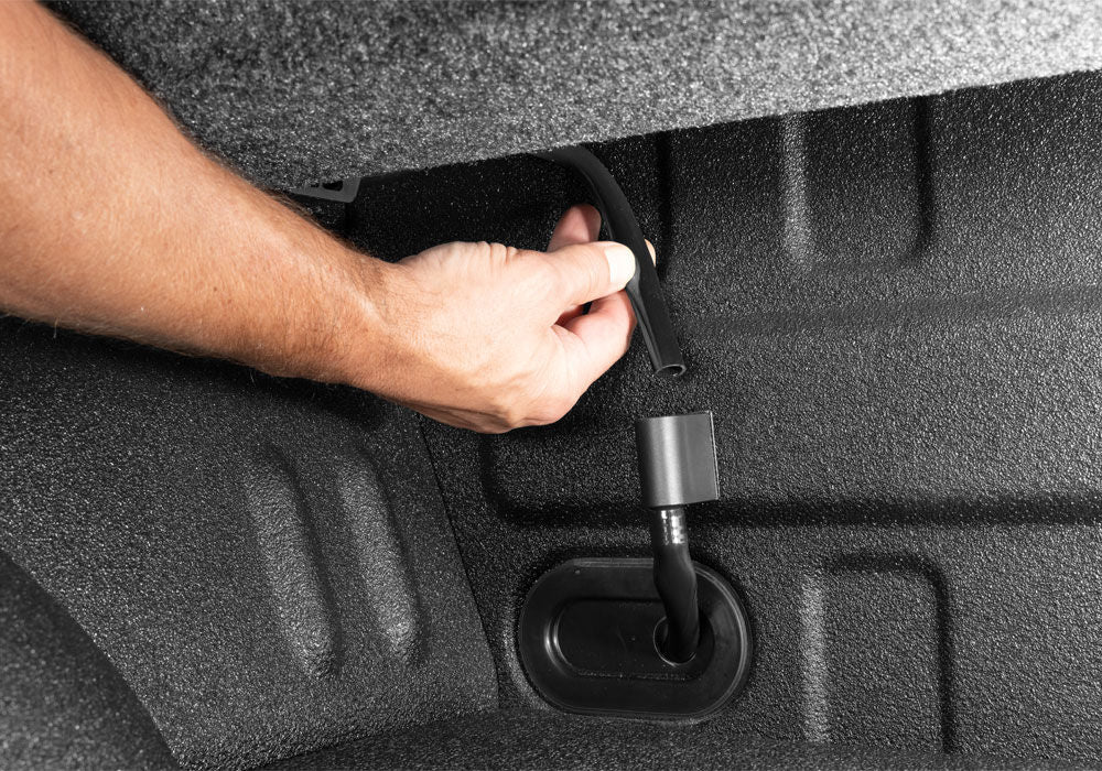 RetraxPRO with EZ-Off FRC-4000 Retractable Tonneau Cover Industrial Strength Aluminum Construction 2022-2026 Toyota Tundra CrewMax 5' 7 inch Bed with Deck Rail System without Trail Special Edition Storage Boxes