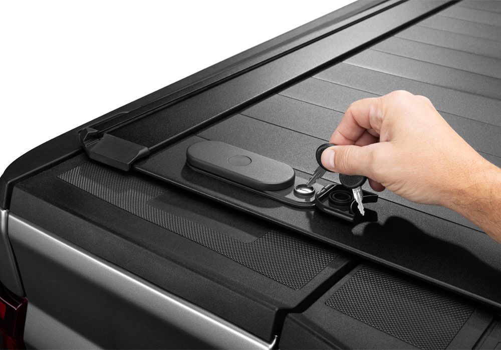 RetraxPRO with EZ-Off FRC-4000 Retractable Tonneau Cover Industrial Strength Aluminum Construction 2022-2026 Toyota Tundra Regular/Double Cab 6' 7 inch Bed with Deck Rail System