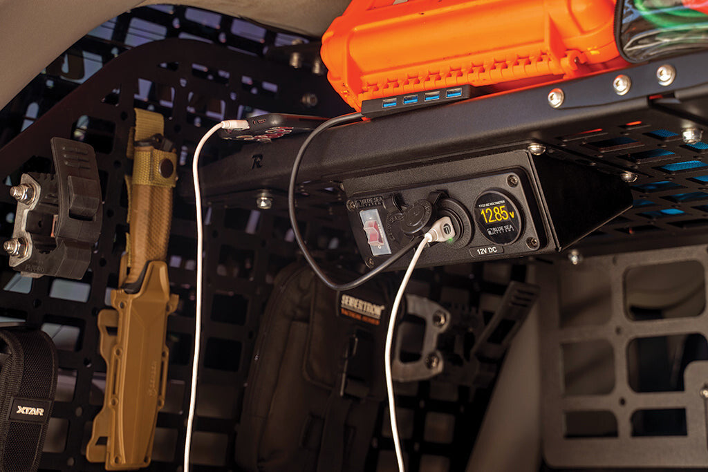 The 12 Volt 12v Accessory Panel Mount Rago Fabrication
