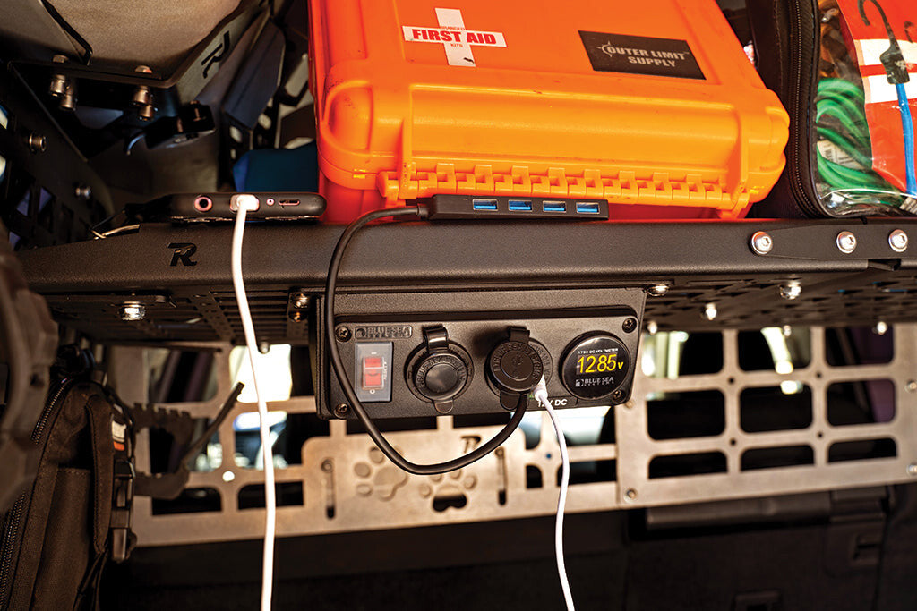 The 12 Volt 12v Accessory Panel Mount Rago Fabrication