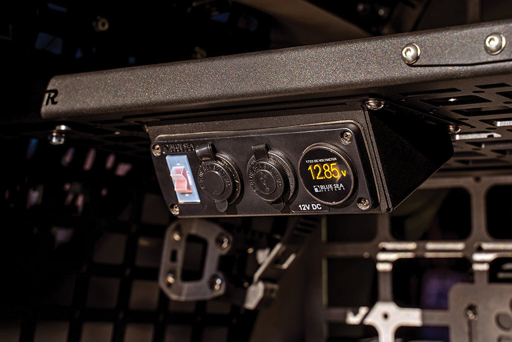 The 12 Volt 12v Accessory Panel Mount Rago Fabrication