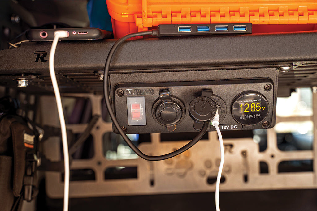 The 12 Volt 12v Accessory Panel Mount Rago Fabrication