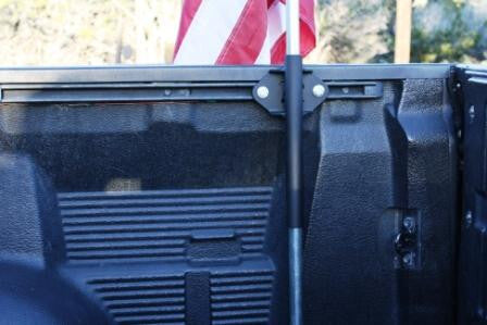 Toyota Tundra & Tacoma Bed Rail Flag Holder Rago Fabrication