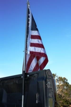 Toyota Tundra & Tacoma Bed Rail Flag Holder Rago Fabrication