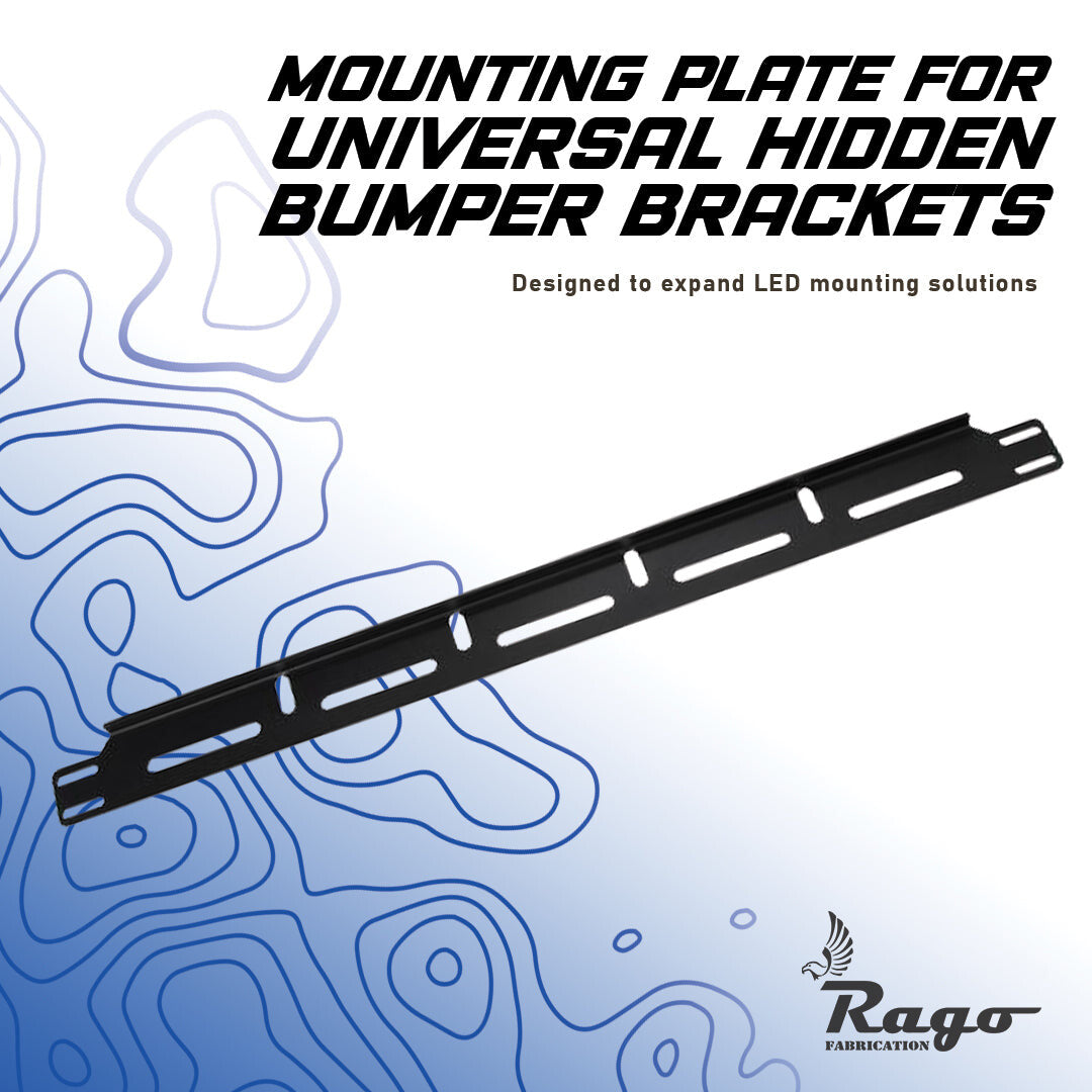 Mounting Plate for Universal Hidden Bumper Brackets Rago Fabrication