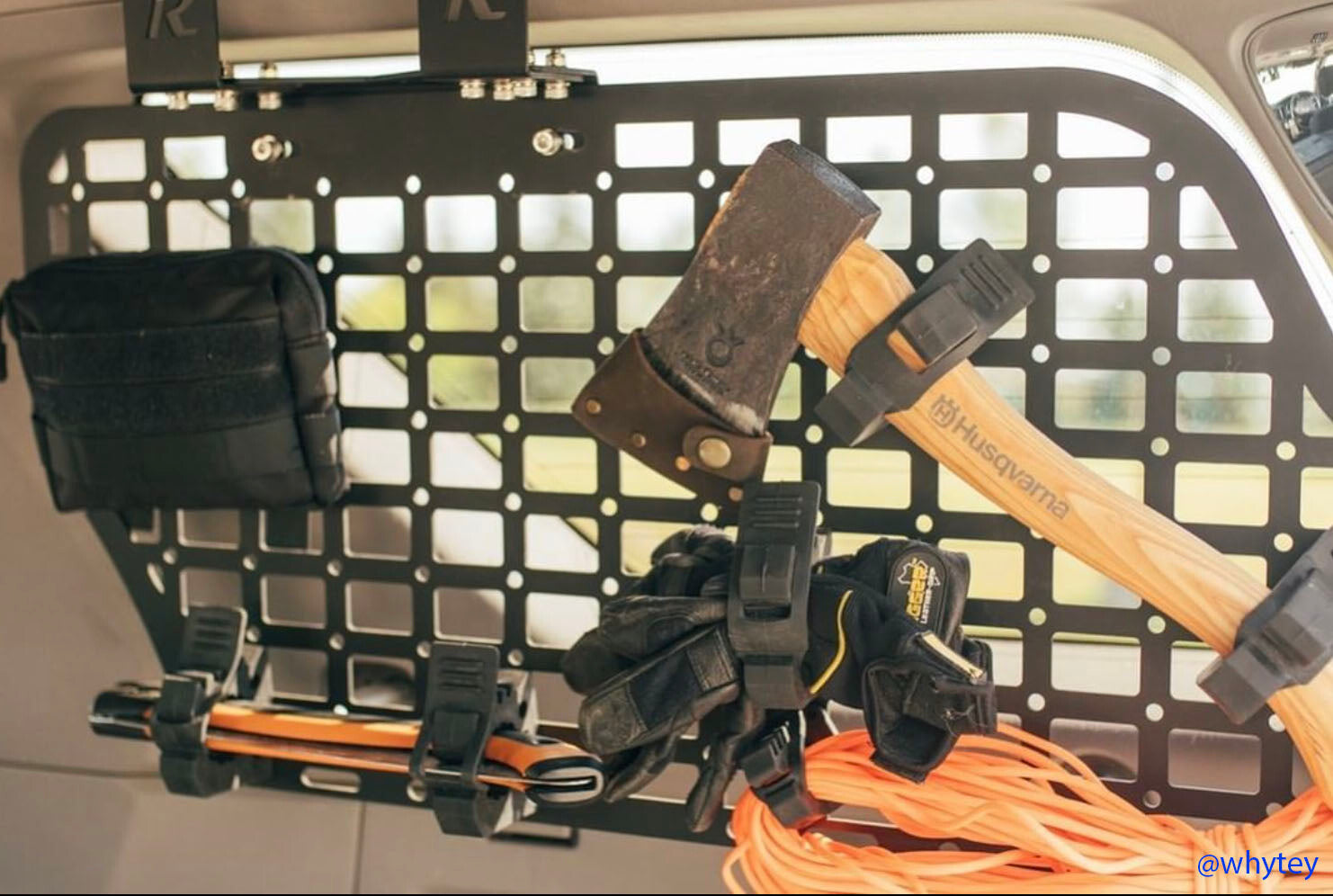 2003-2009 4th Gen 4Runner Molle Storage Panel System Single 1 Existint Hook Rago Fabrication