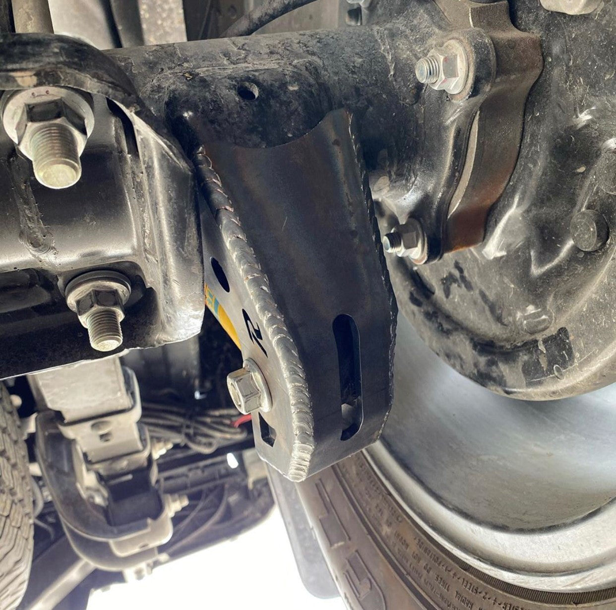 2005-2015 2nd Gen Toyota Tacoma Rear Shock Guards Rago Fabrication