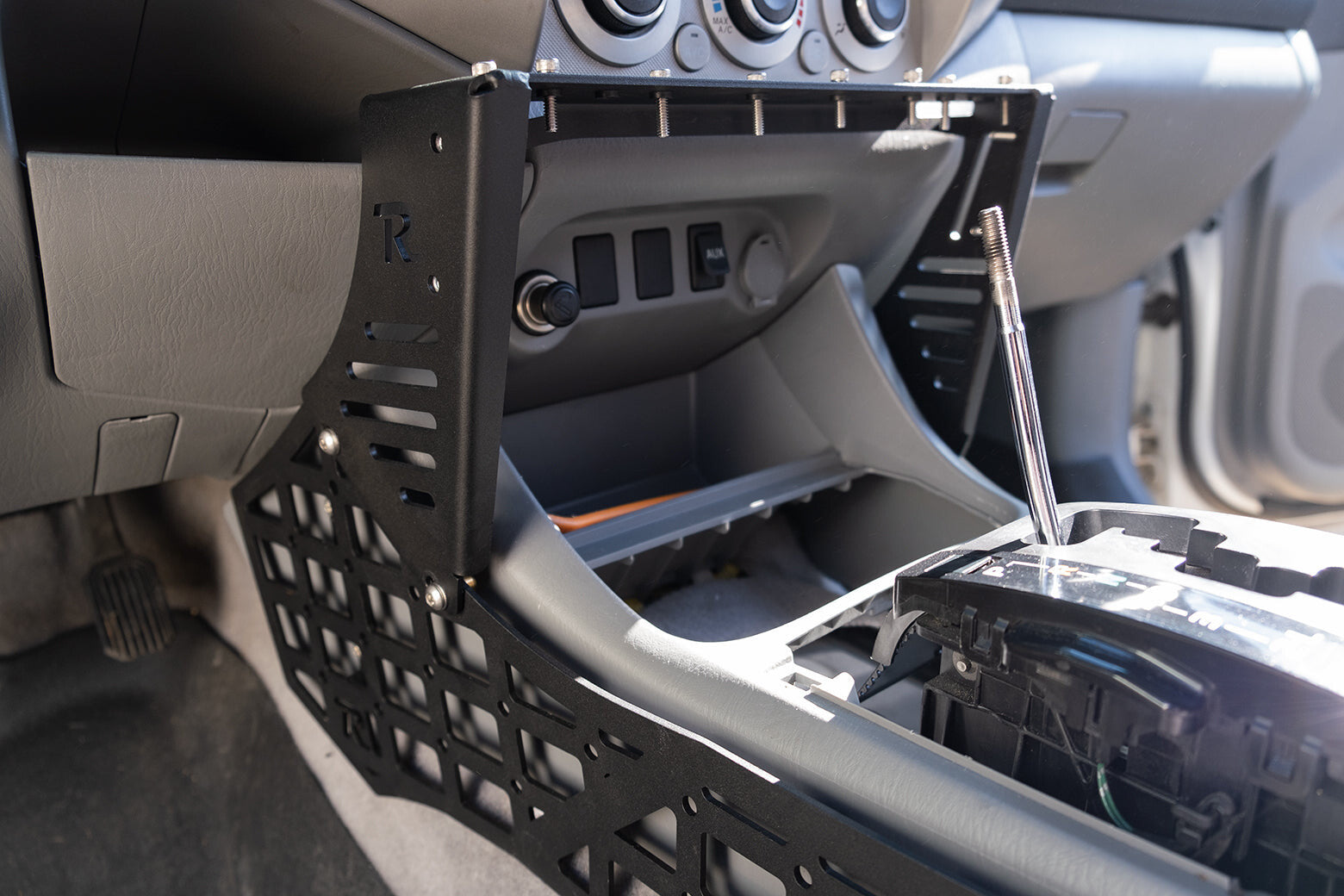 2005-2015 2nd Gen Toyota Tacoma Center Console Molle Storage Panel Rago Fabrication