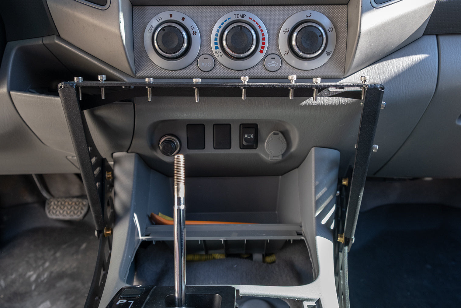 2005-2015 2nd Gen Toyota Tacoma Center Console Molle Storage Panel Rago Fabrication
