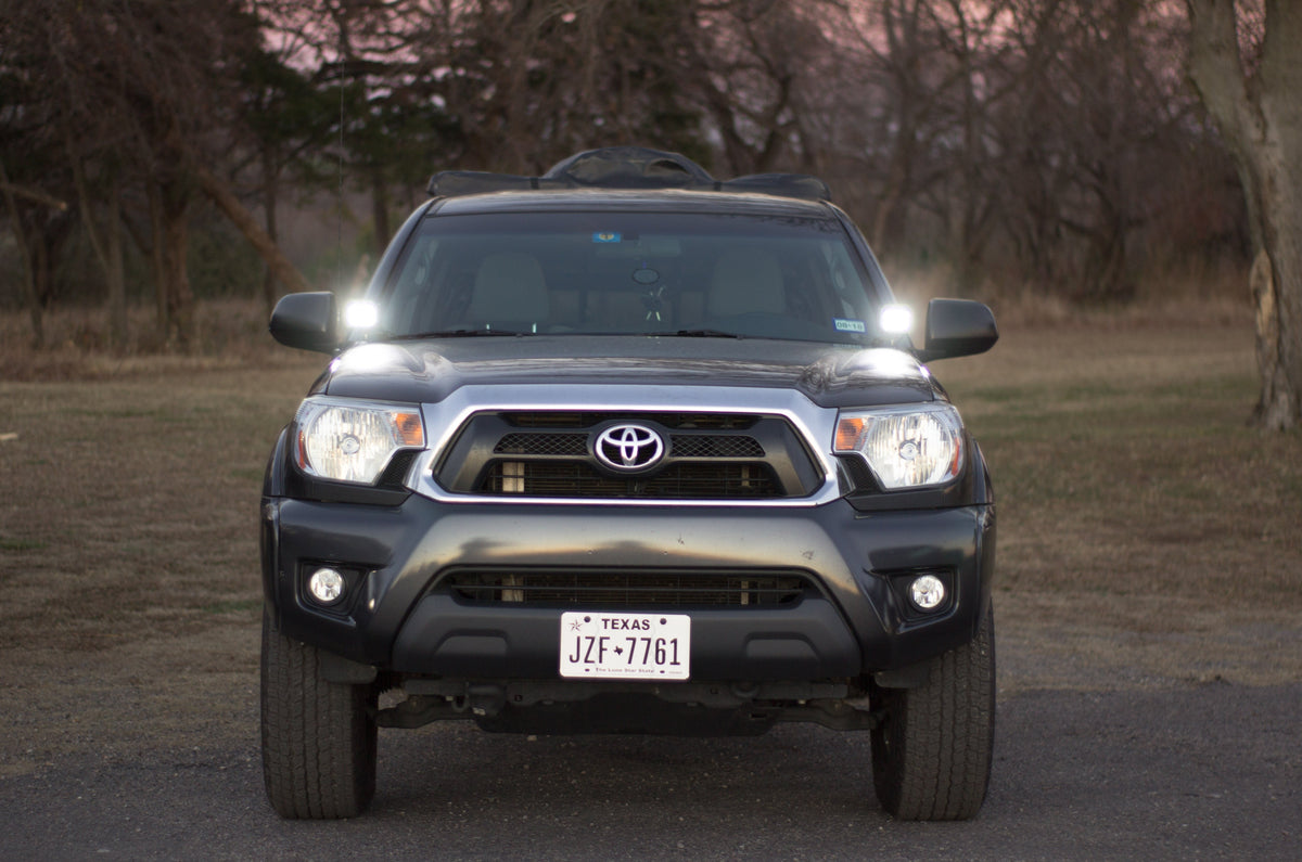 2005-2015 2nd Gen Toyota Tacoma Ditch Light Brackets Rago Fabrication