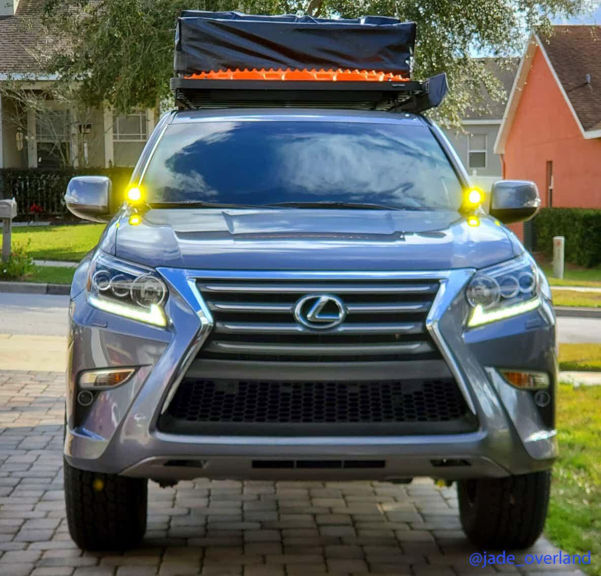 2010-2022 2nd Gen Lexus GX 460 Ditch Light Brackets Rago Fabrication