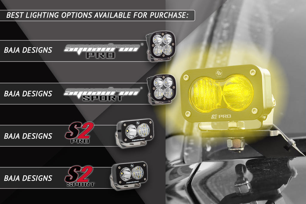 2010-2023 5th Gen Toyota 4Runner Low Profile Ditch Light Brackets Rago Fabrication