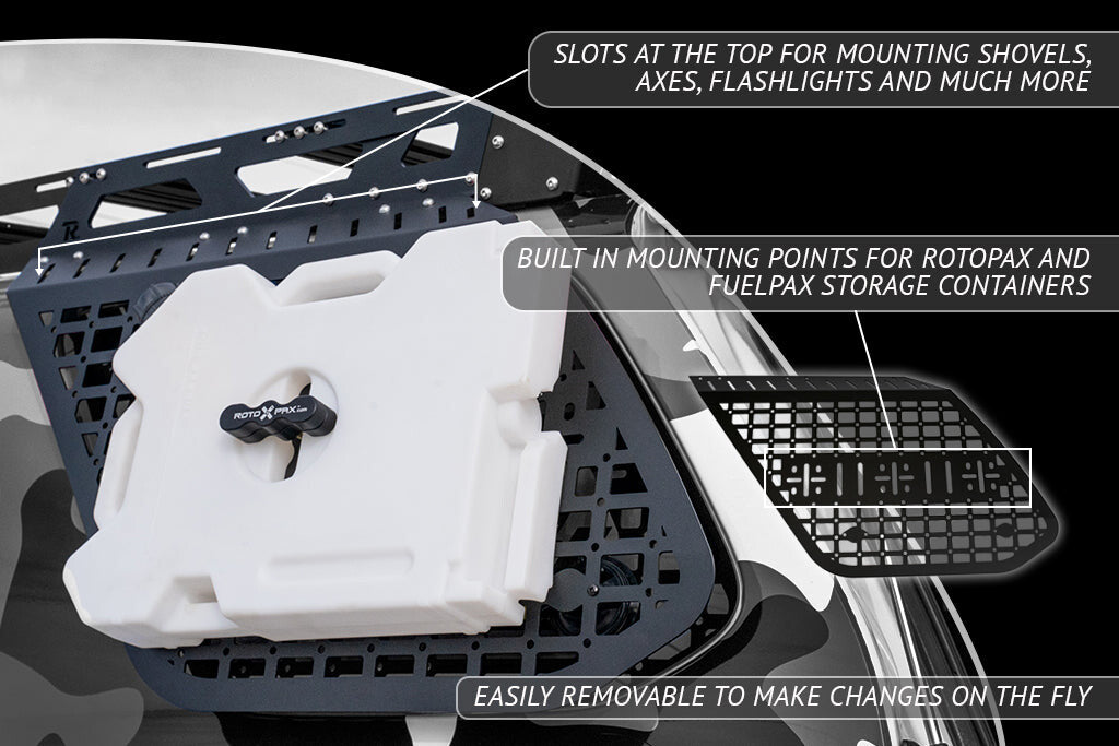 2010-2023 5th Gen Toyota 4Runner E-MSP (Exterior Molle Storage Panel) Prinsu Passenger Side Rago Fabrication