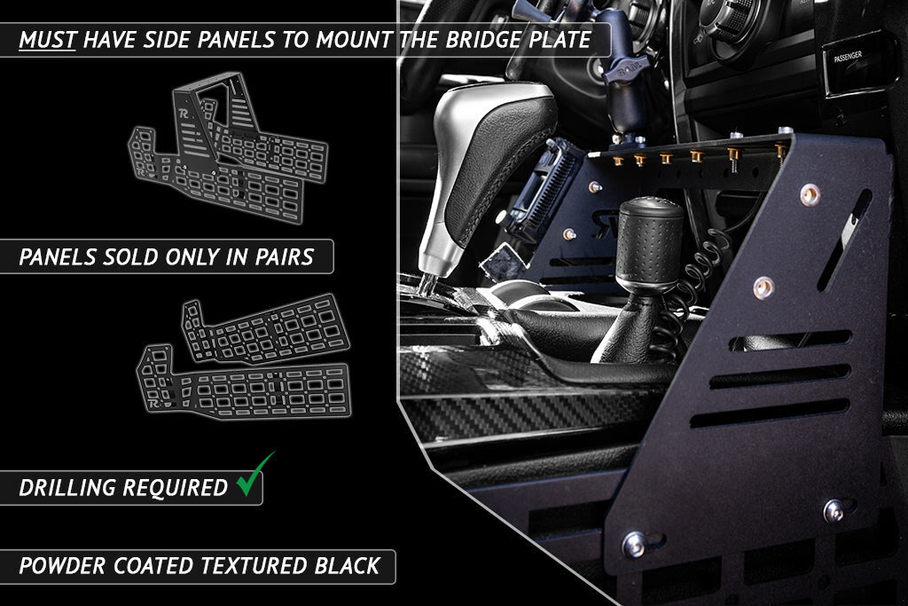 2010-2023 5th Gen Toyota 4Runner Center Console Molle Storage Panel Rago Fabrication