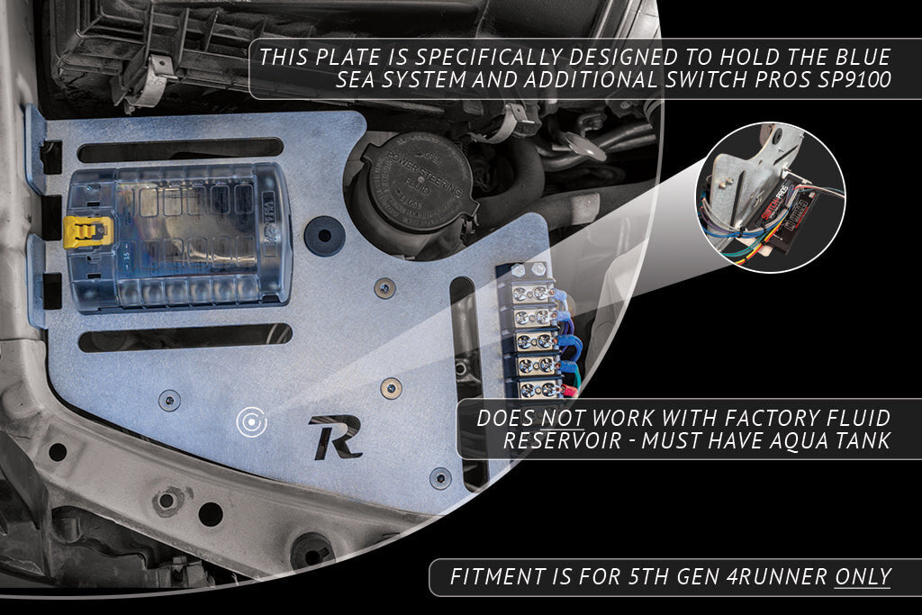 The Surge Auxiliary Under-Hood Power Station for 5th Gen 4Runner Rago Fabrication
