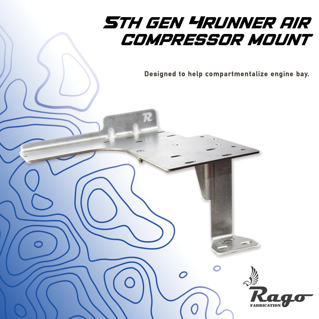 2010-2023 5th Gen Toyota 4Runner Air Compressor Mount Rago Fabrication