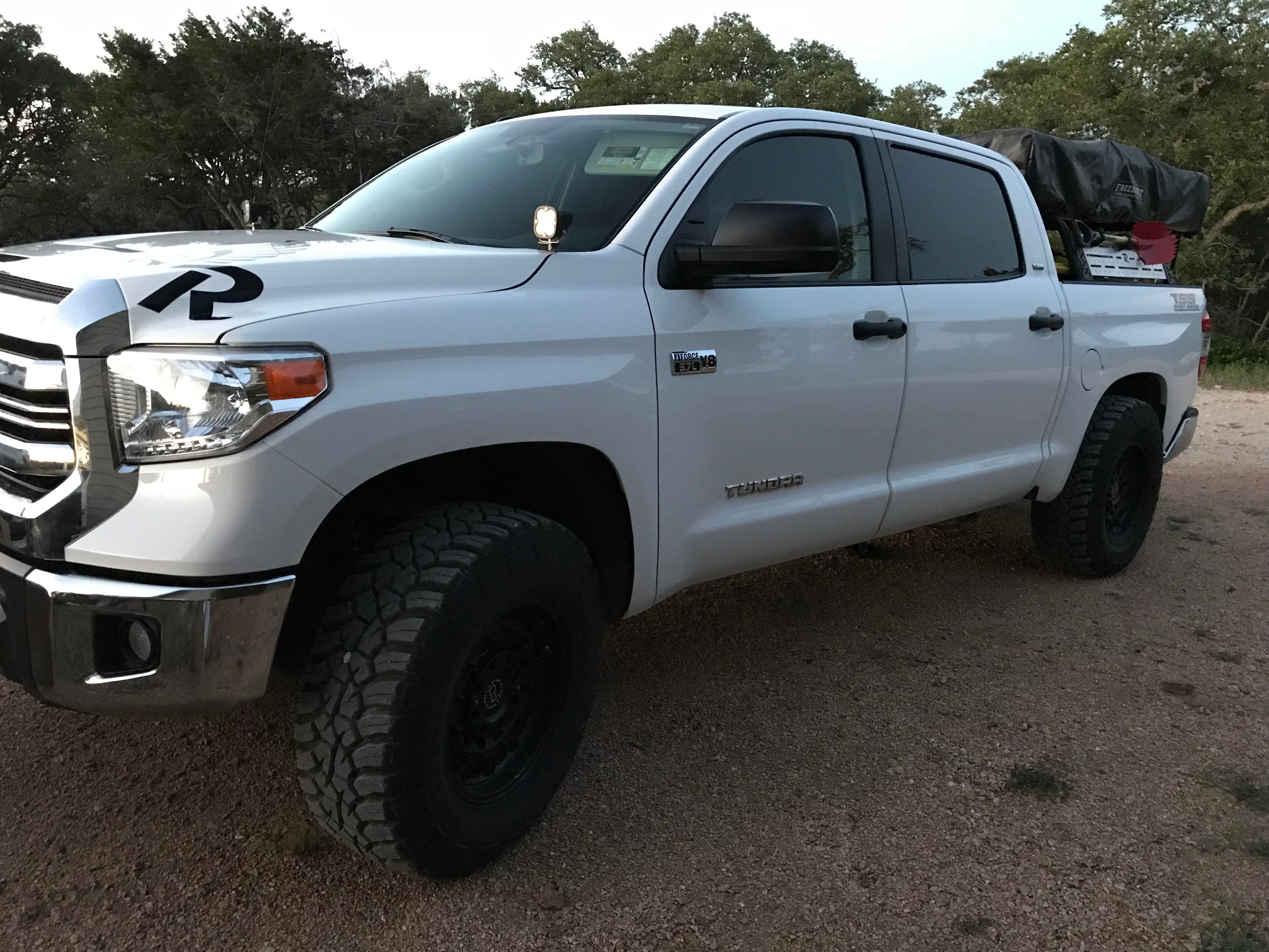 2014-2021 3rd Gen Toyota Tundra Low-Pro Ditch Light Brackets Rago Fabrication