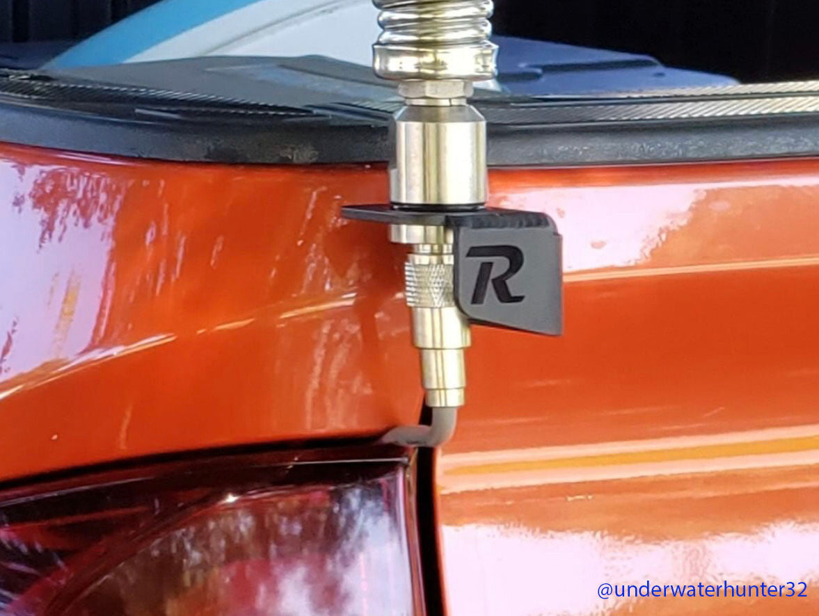 2016-2023 3rd Gen Toyota Tacoma CB Antenna Mount or Whip Flag Mount Passenger Side Rago Fabrication