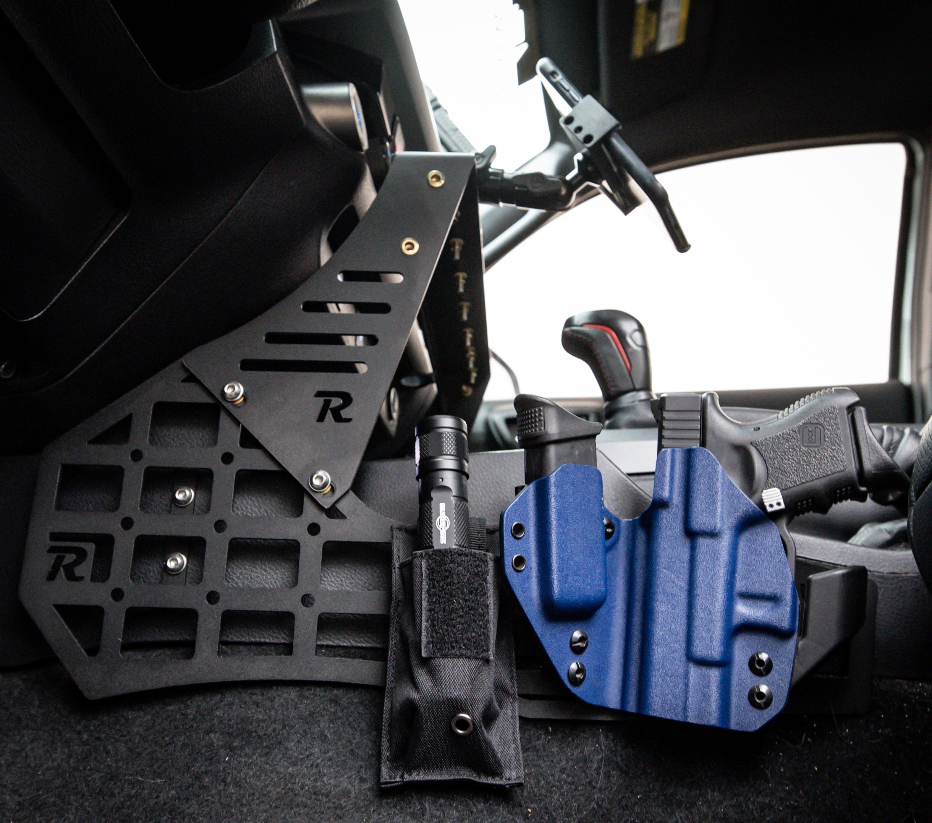 2016-2023 3rd Gen Toyota Tacoma Center Console Molle Storage Panel Rago Fabrication