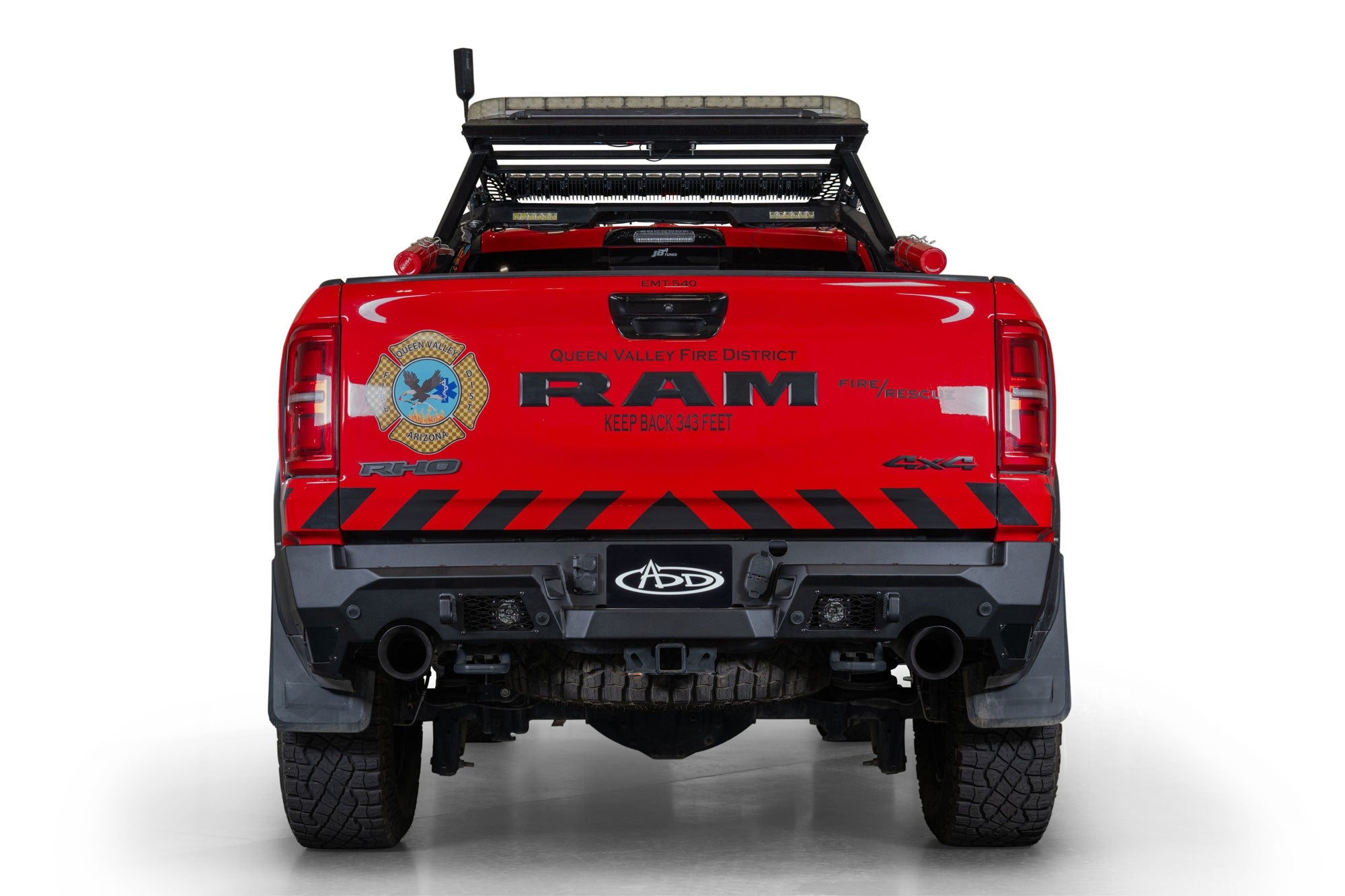 2025 Ram RHO Stealth Fighter Rear Bumper Addictive Desert Designs