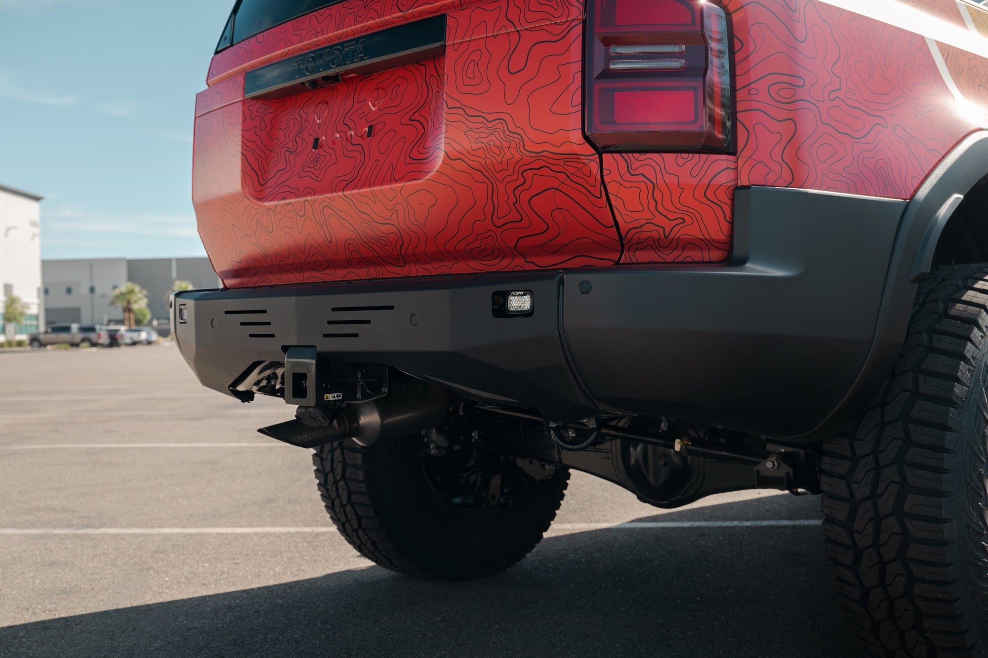 2024 Toyota Land Cruiser Full-Width Rear Bumper Rago Fabrication