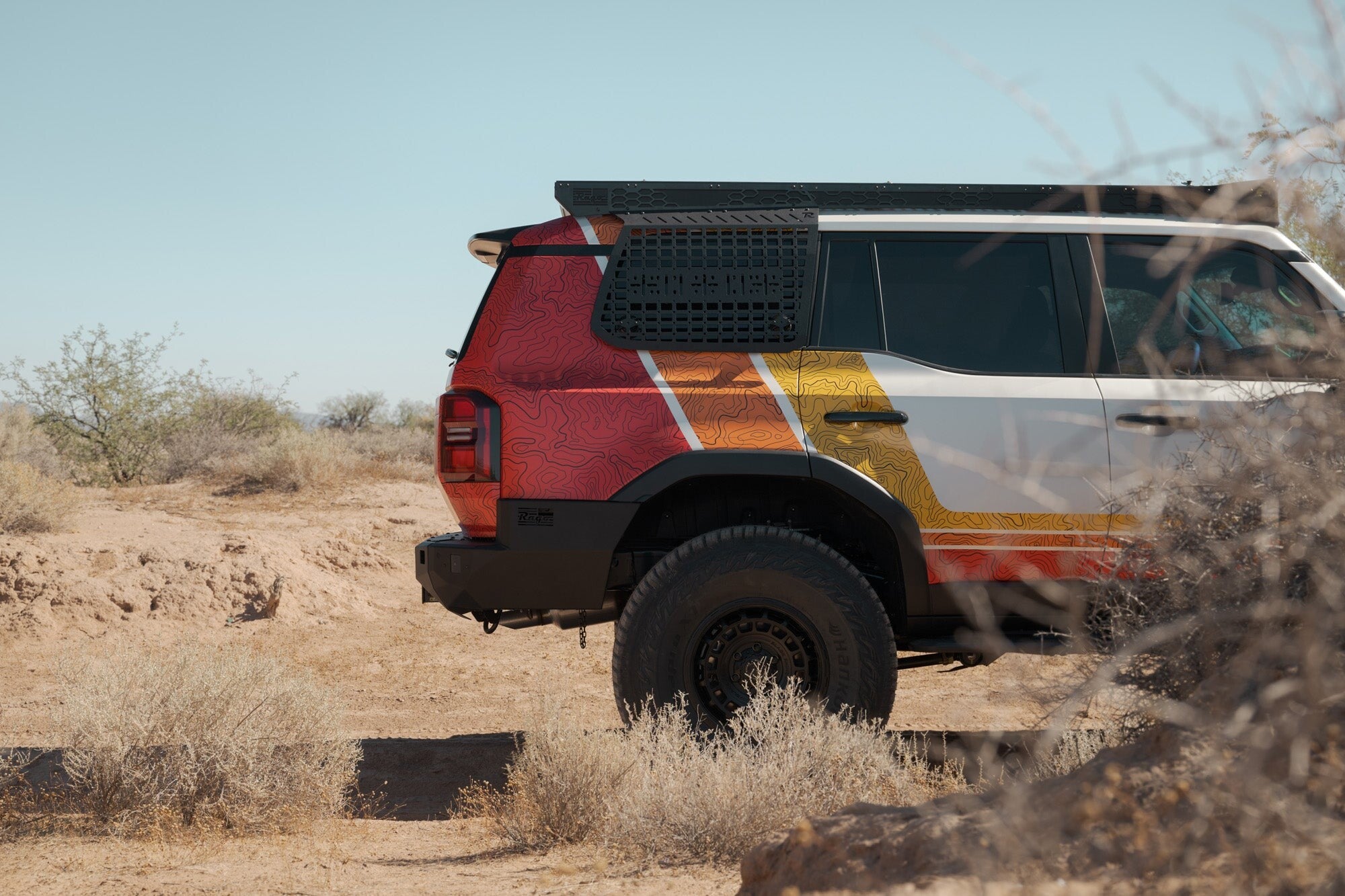 2024 Toyota Land Cruiser Full-Width Rear Bumper Rago Fabrication