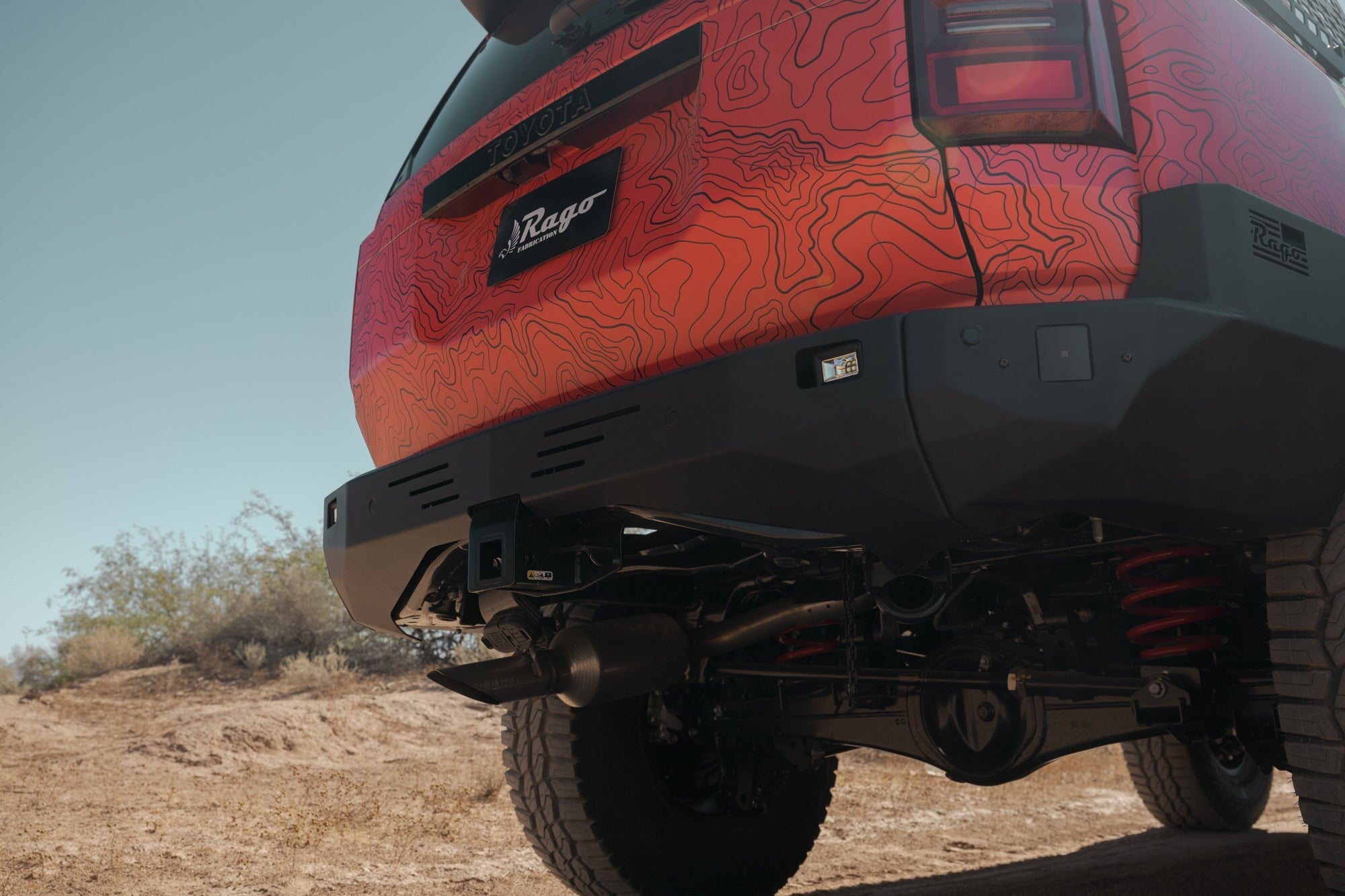 2024 Toyota Land Cruiser Full-Width Rear Bumper Rago Fabrication