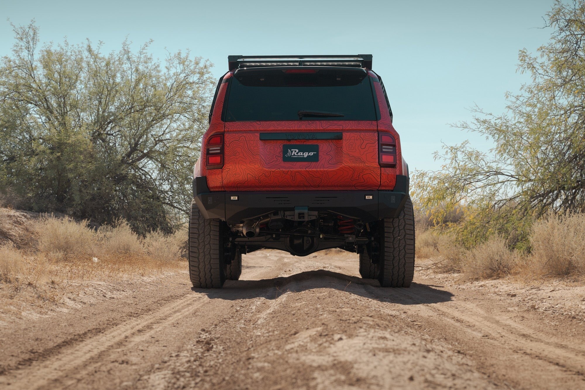 2024 Toyota Land Cruiser Full-Width Rear Bumper Rago Fabrication