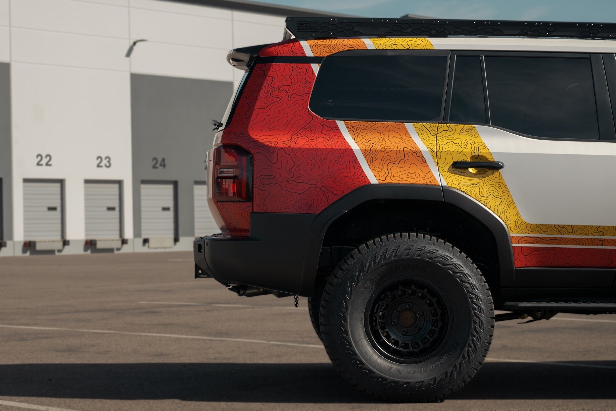2024 Toyota Land Cruiser Full-Width Rear Bumper Rago Fabrication