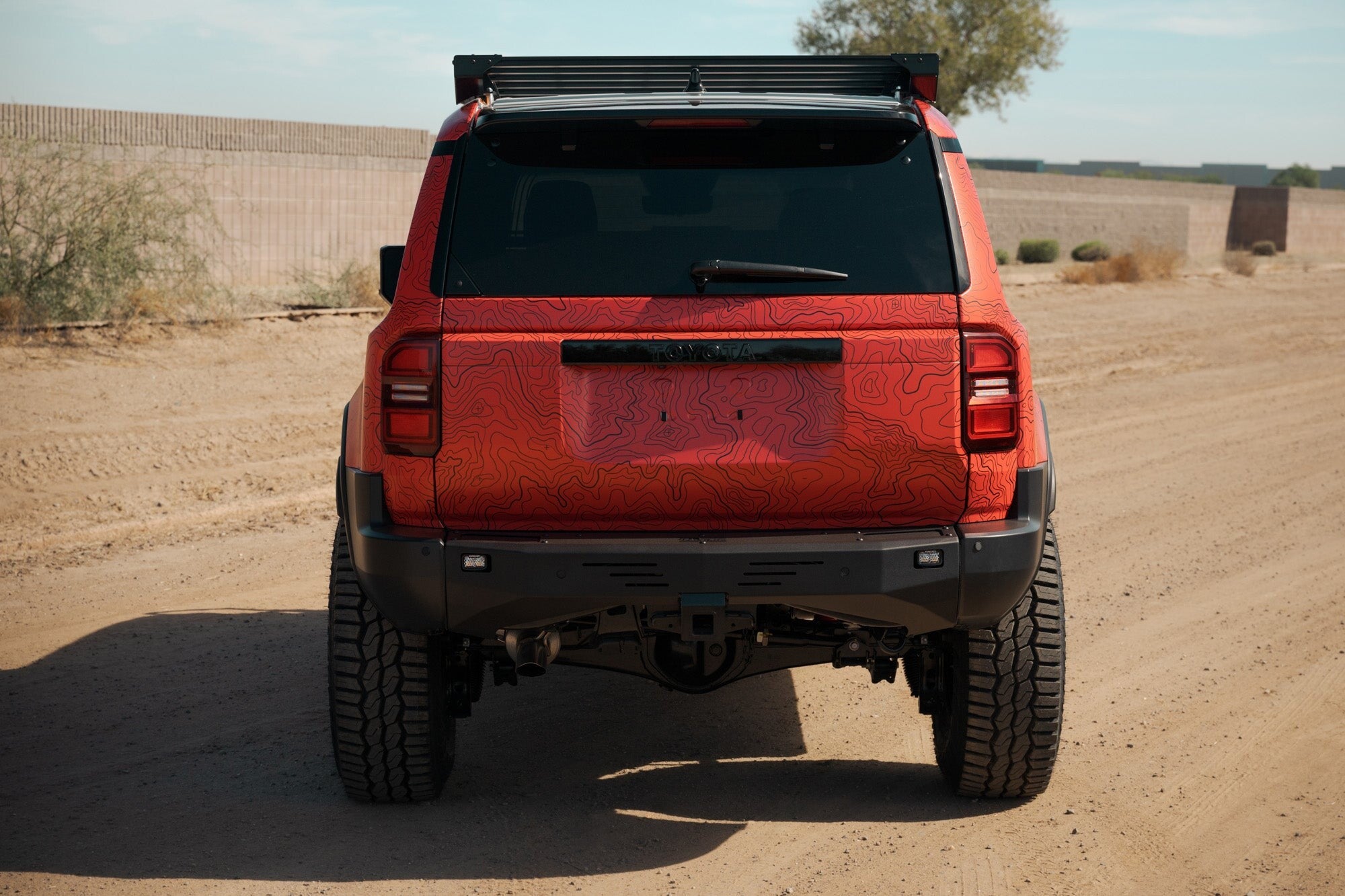 2024 Toyota Land Cruiser Full-Width Rear Bumper Rago Fabrication