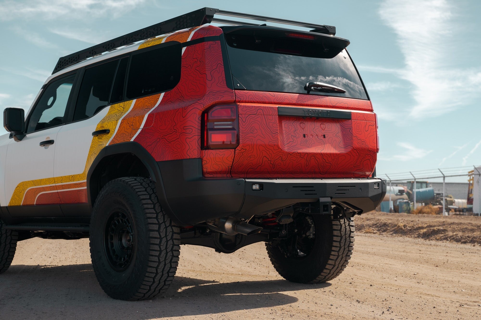 2024 Toyota Land Cruiser Full-Width Rear Bumper Rago Fabrication