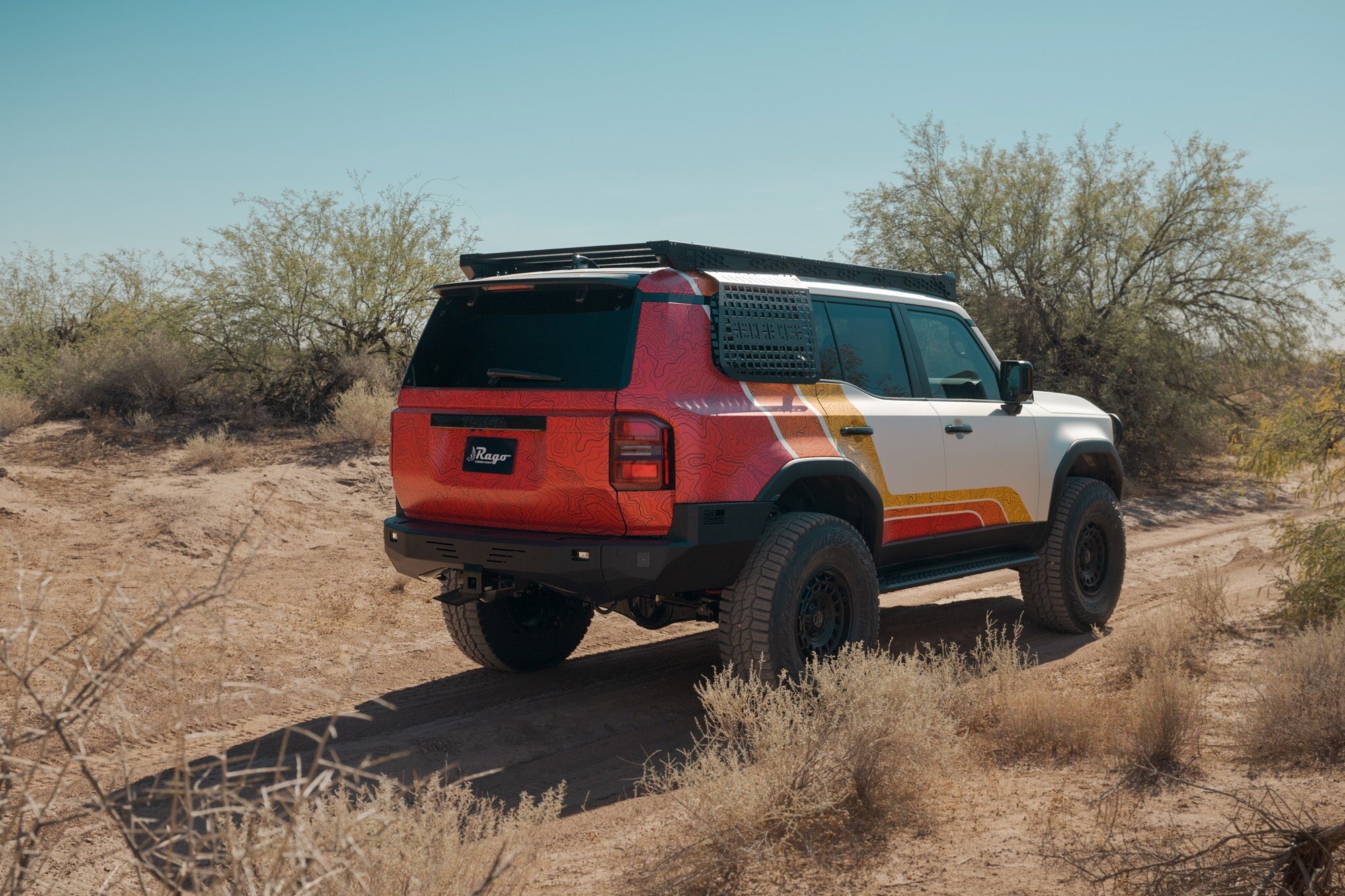 2024 Toyota Land Cruiser Full-Width Rear Bumper Rago Fabrication