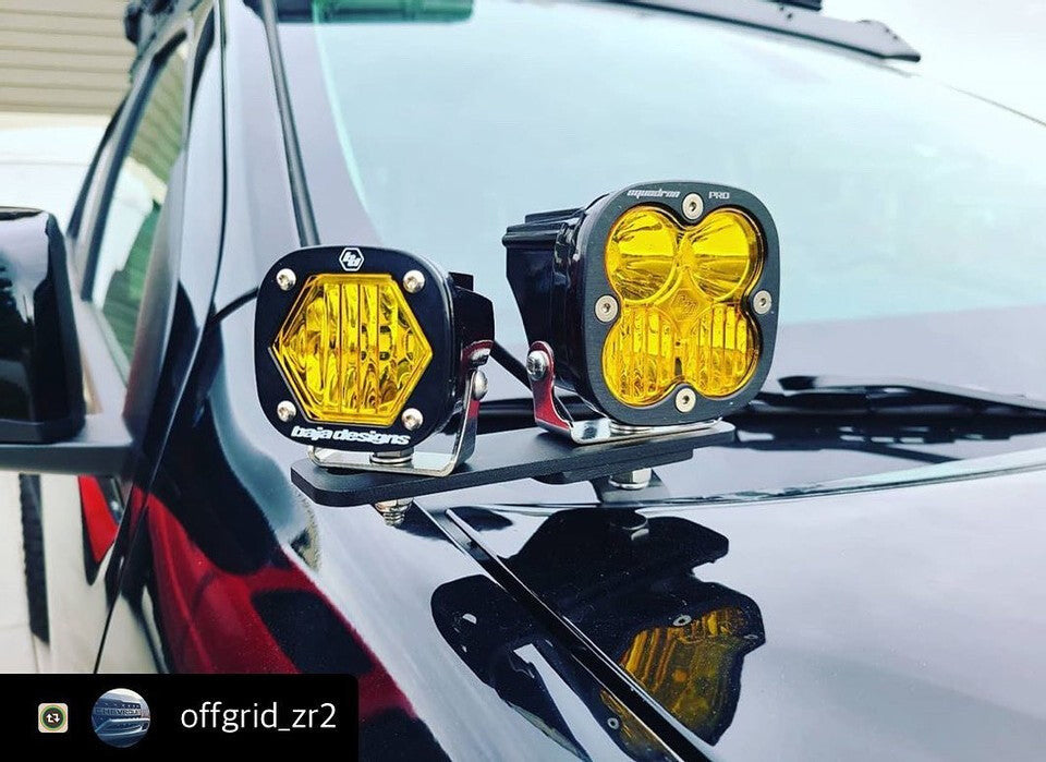 Ditch Light Bracket Extensions Pair Rago Fabrication