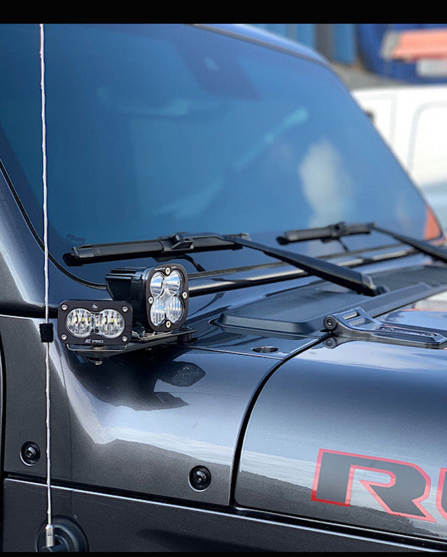 Ditch Light Bracket Extensions Pair Rago Fabrication