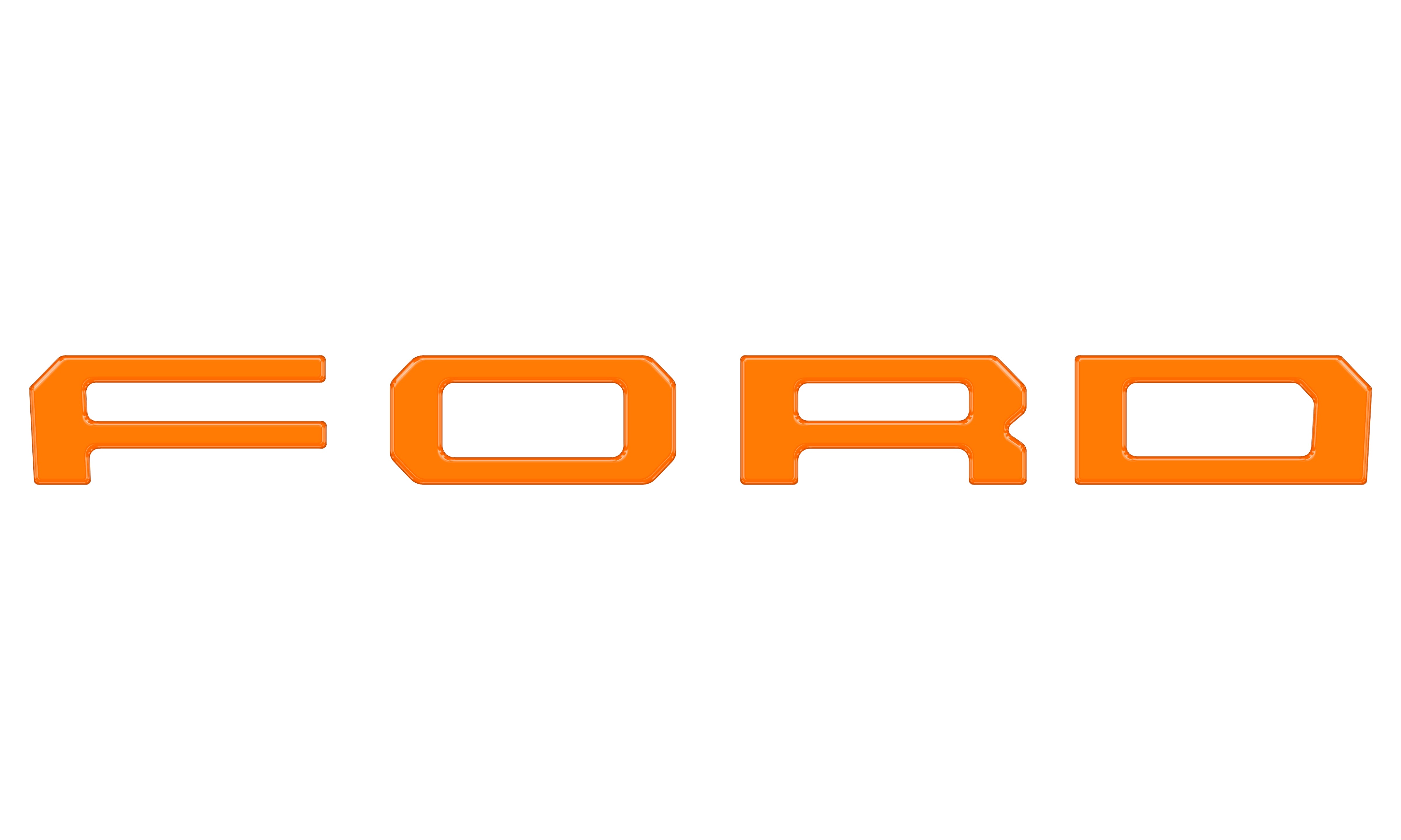 Ford Performance Grille Letter Overlays Fits 2019-2023 Ford Ranger
