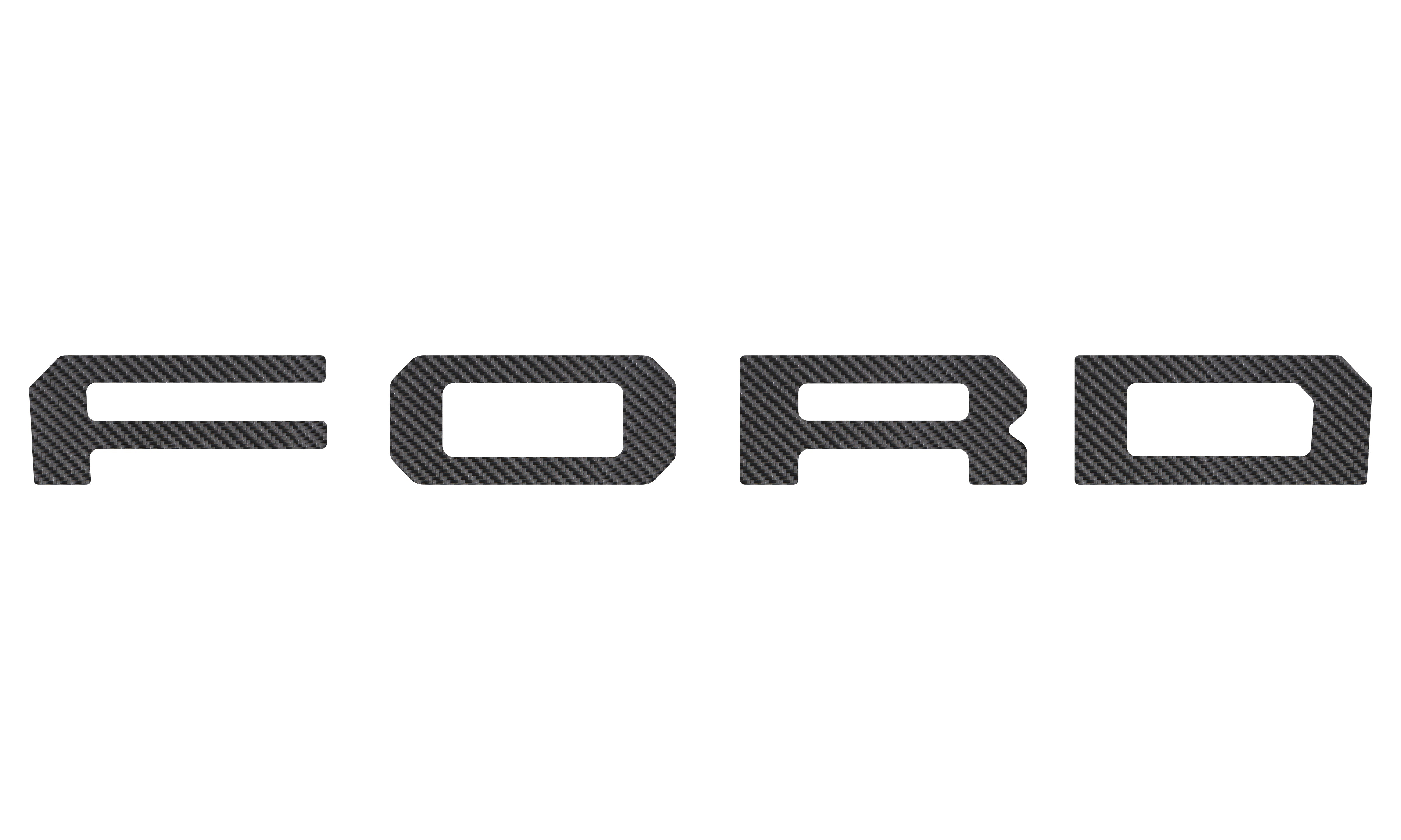 Ford Performance Grille Letter Overlays Fits 2019-2023 Ford Ranger