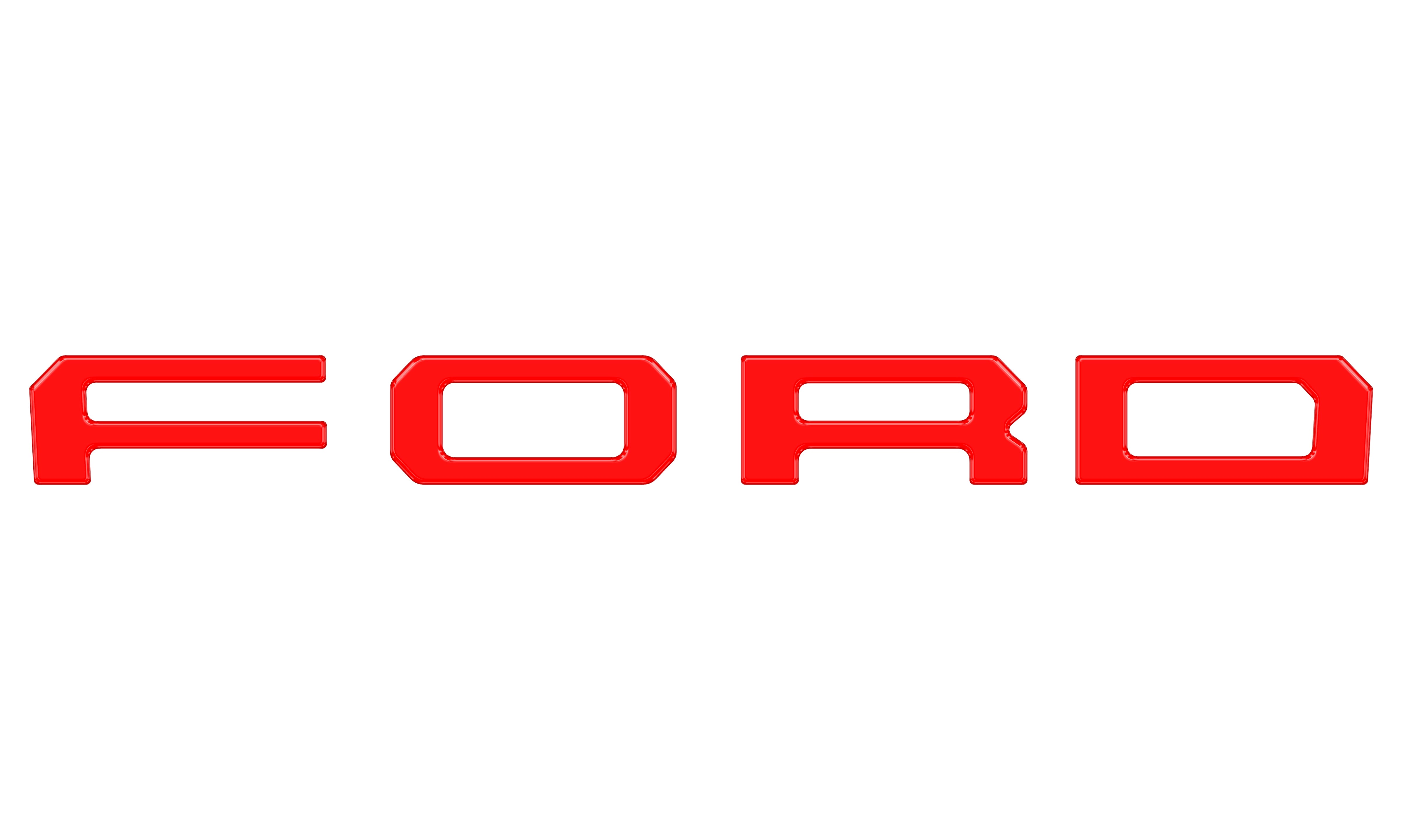 Ford Performance Grille Letter Overlays Fits 2019-2023 Ford Ranger