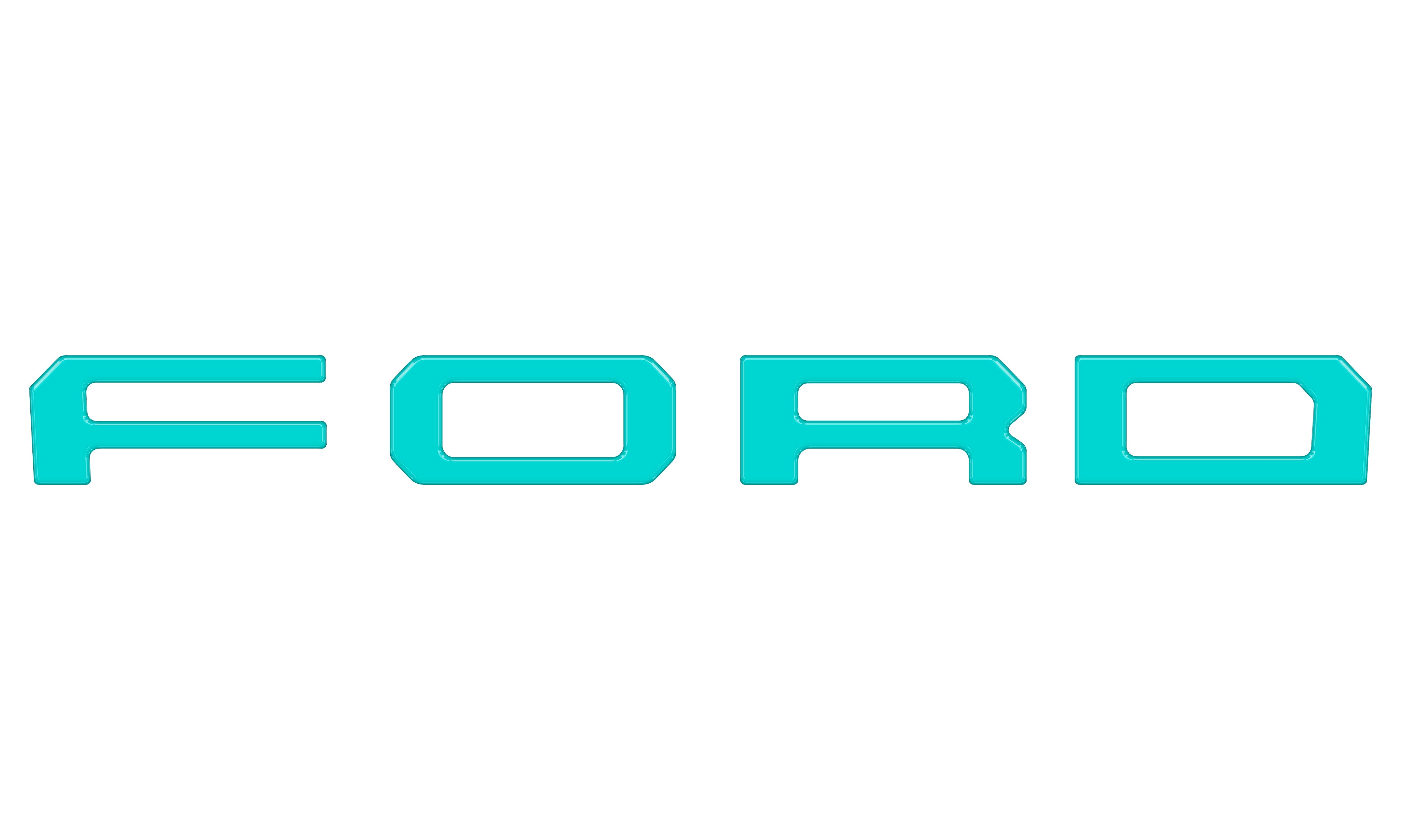 Ford Performance Grille Letter Overlays Fits 2019-2023 Ford Ranger
