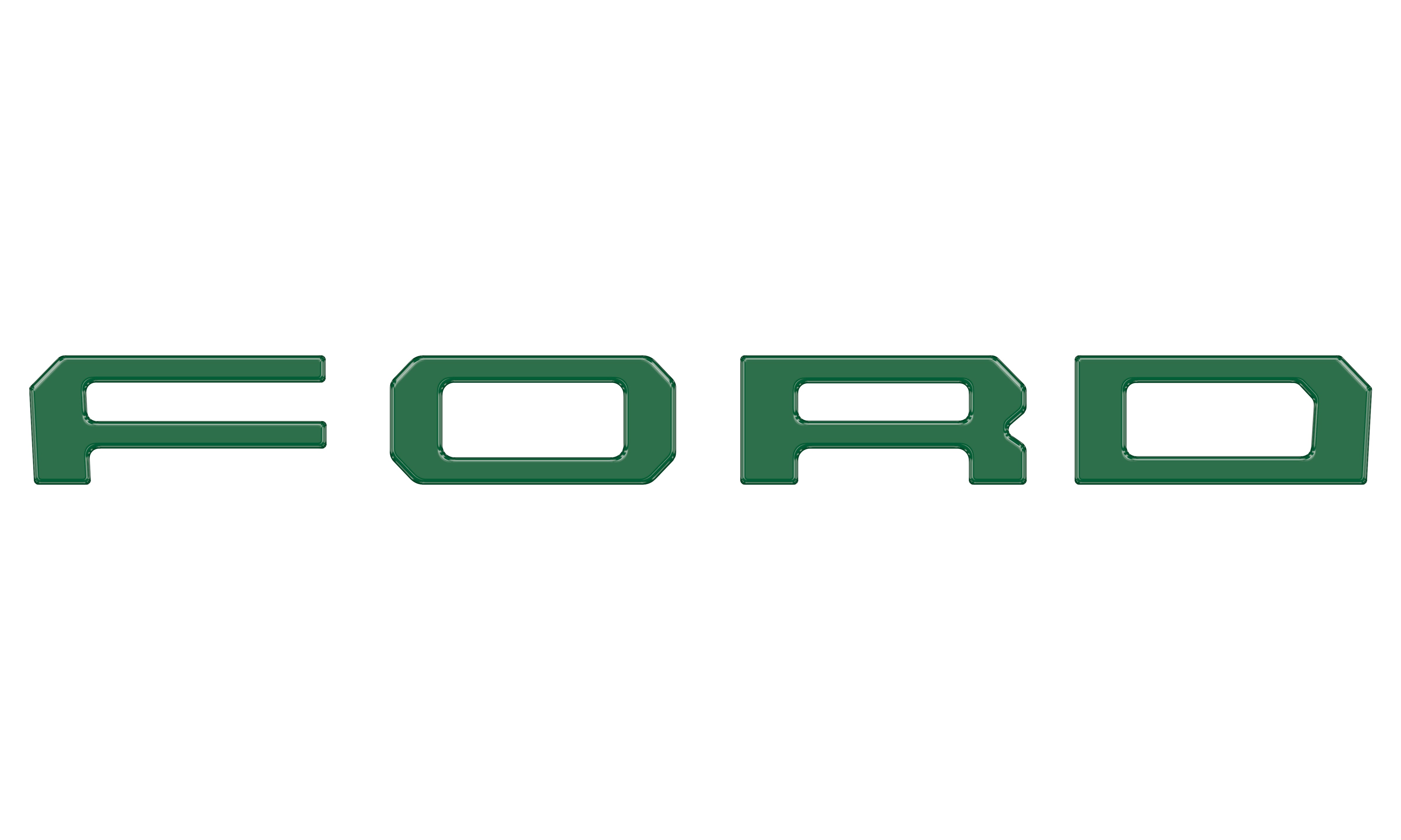 Ford Performance Grille Letter Overlays Fits 2019-2023 Ford Ranger