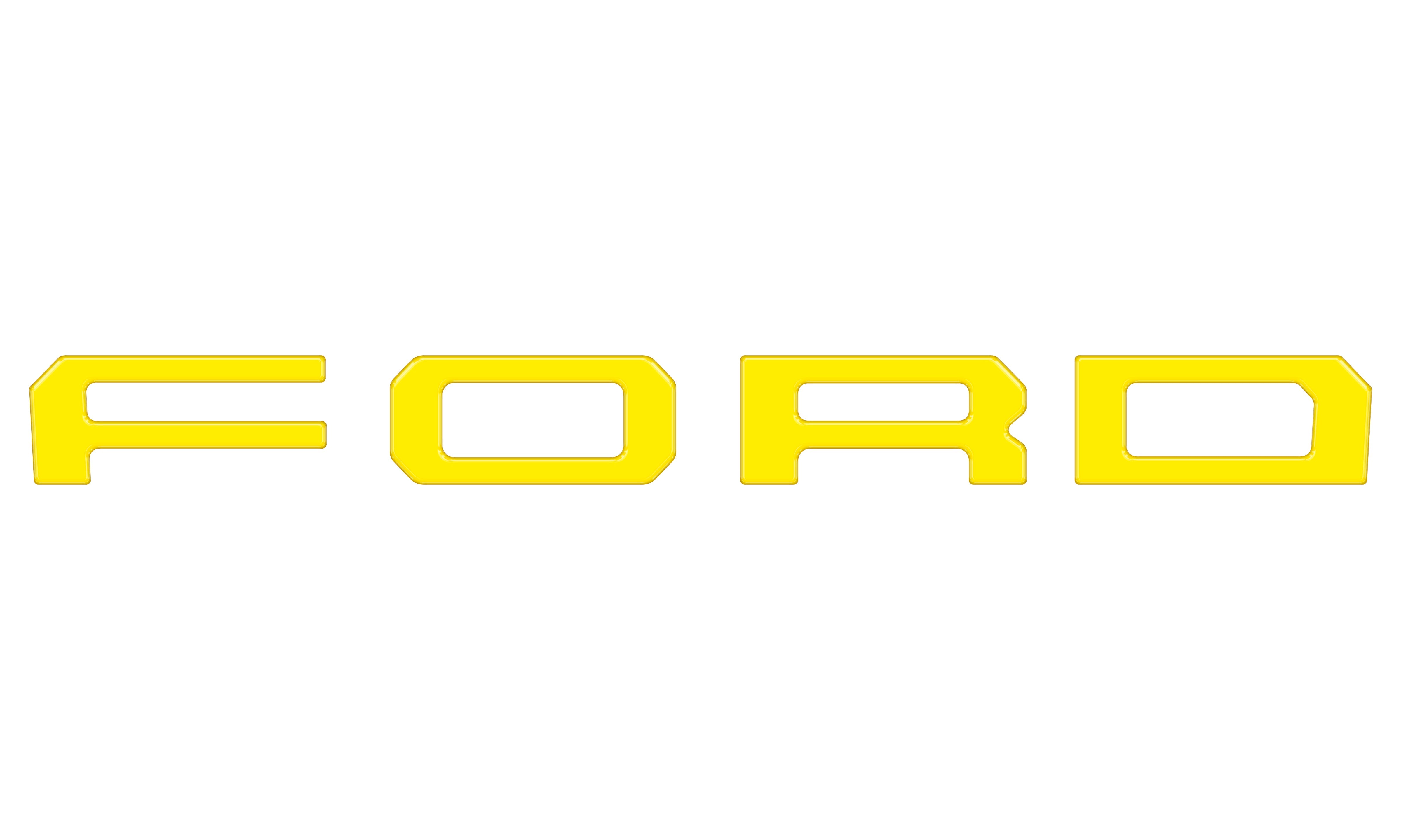 Ford Performance Grille Letter Overlays Fits 2019-2023 Ford Ranger