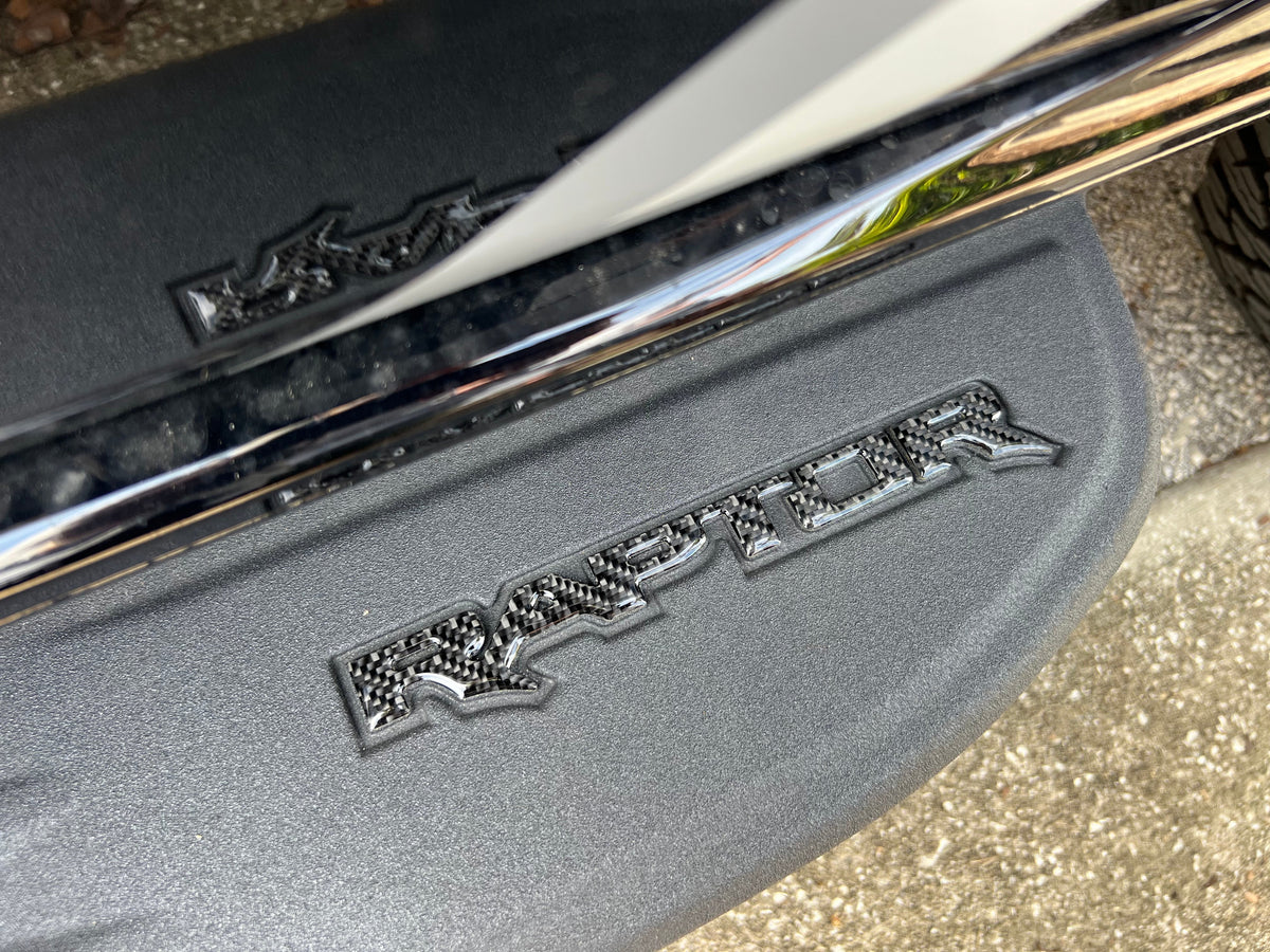 Raptor Running Board Emblem Overlays Fits 2024-2026 Ford Ranger Raptor